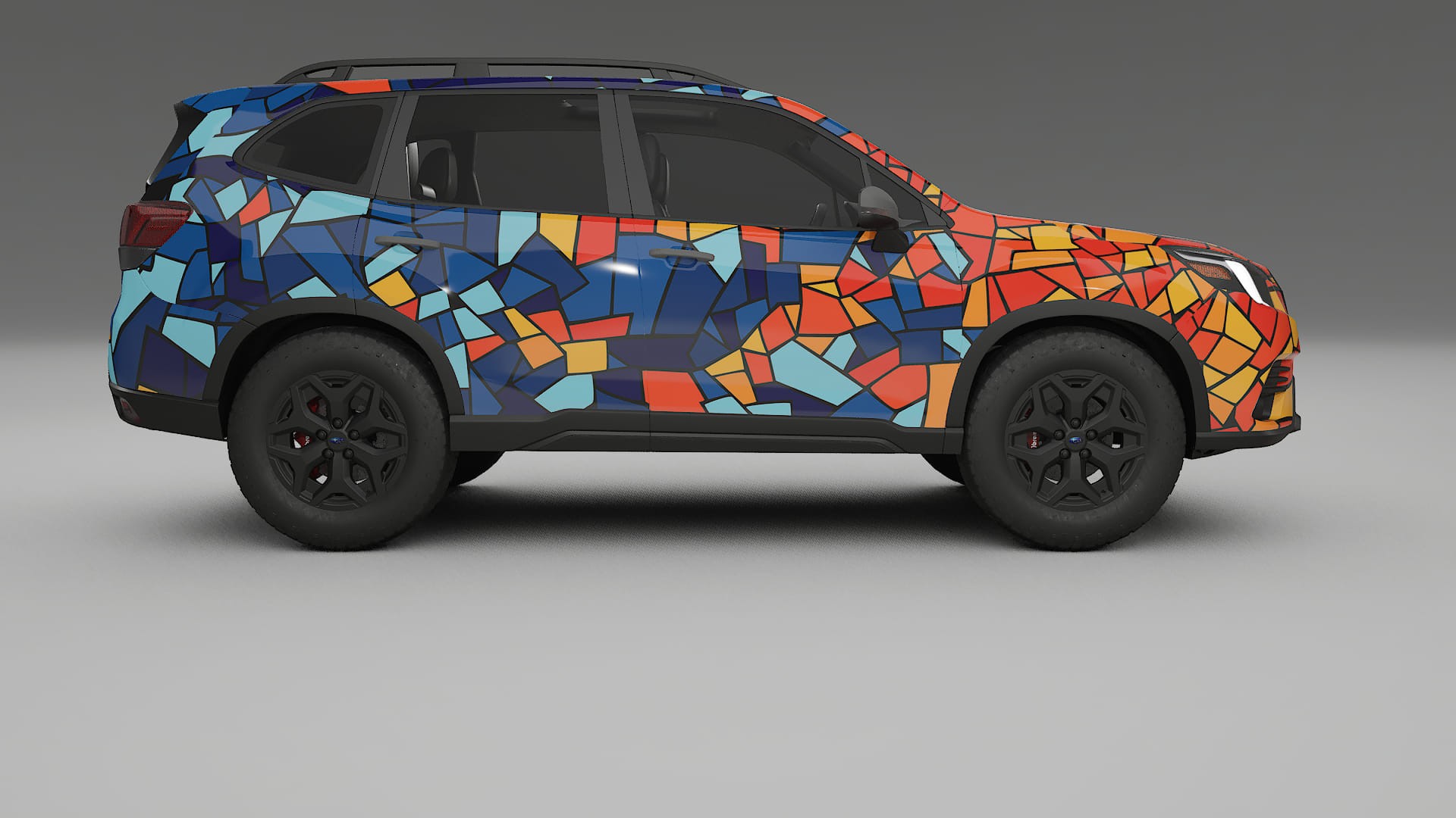 Subaru Forester V SK prefacelift pre-LCI BARCELONA Designed Wrap PPF Kit – Printable Polyurethane Film