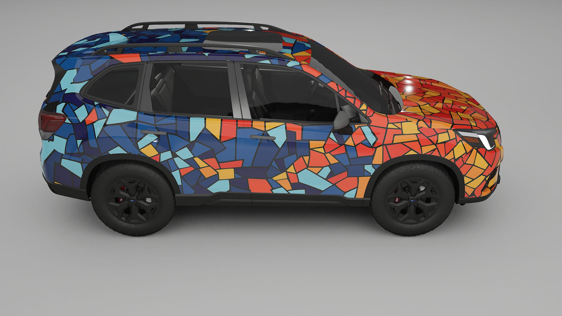 Subaru Forester V SK prefacelift pre-LCI BARCELONA Designed Wrap PPF Kit – Printable Polyurethane Film