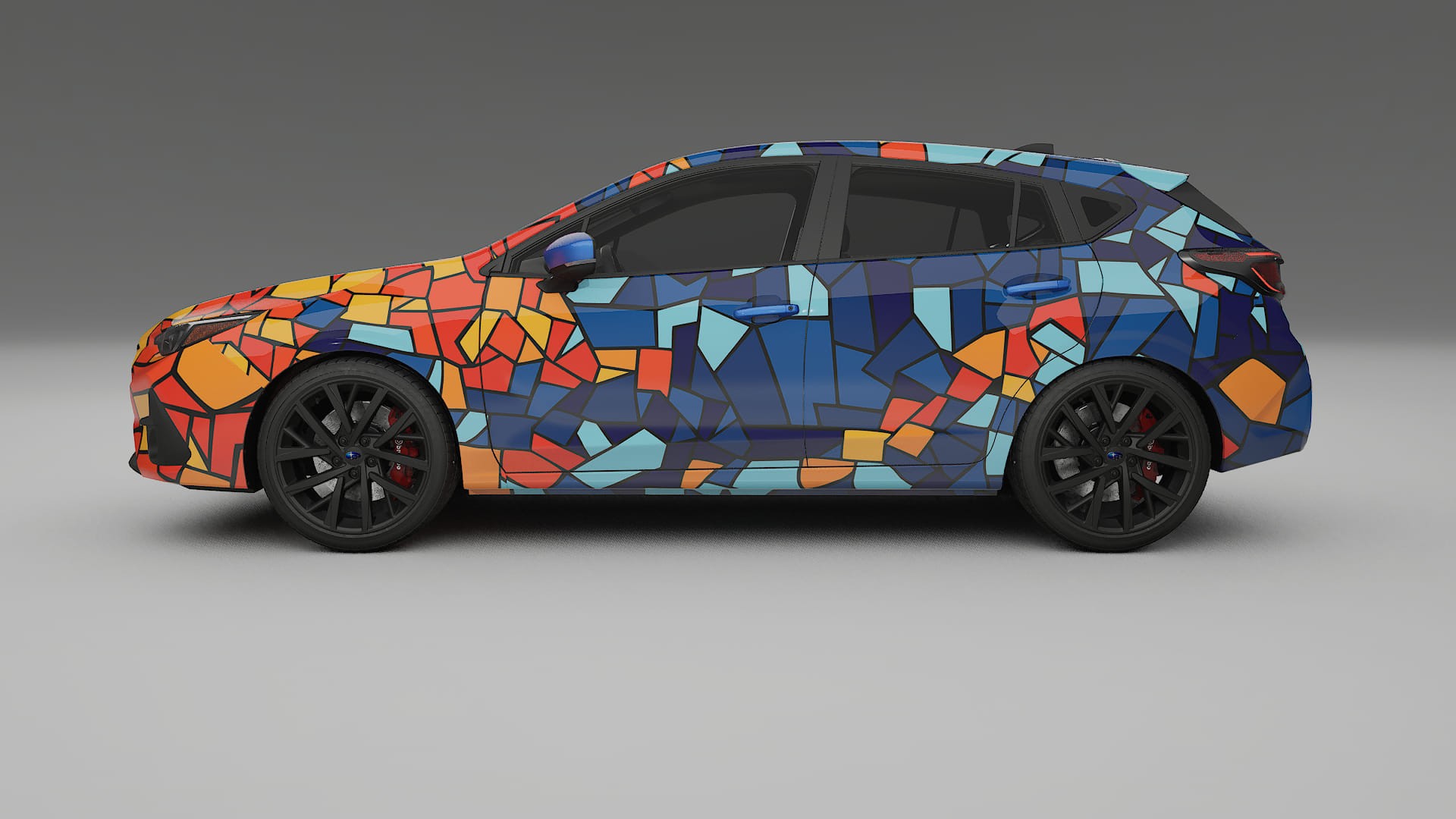Subaru Impreza GU BARCELONA Designed Wrap PPF Kit – Printable Polyurethane Film