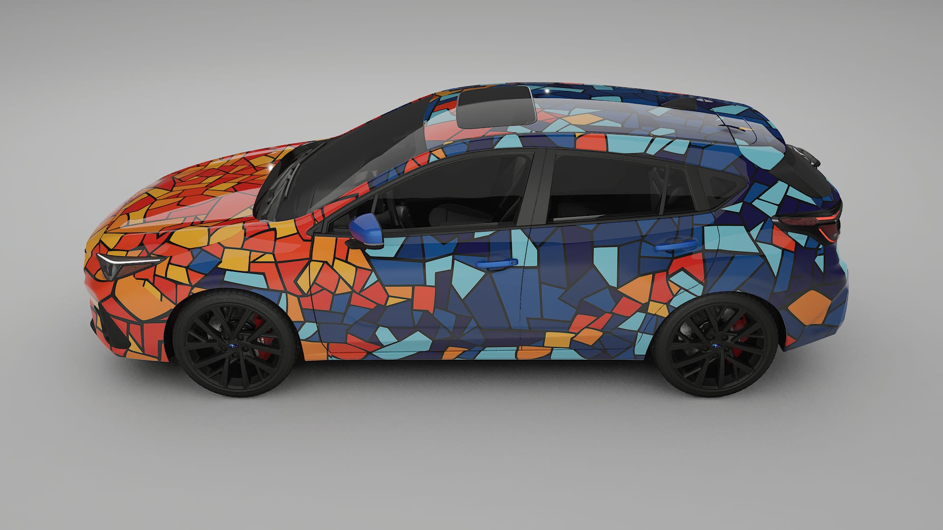 Subaru Impreza GU BARCELONA Designed Wrap PPF Kit – Printable Polyurethane Film