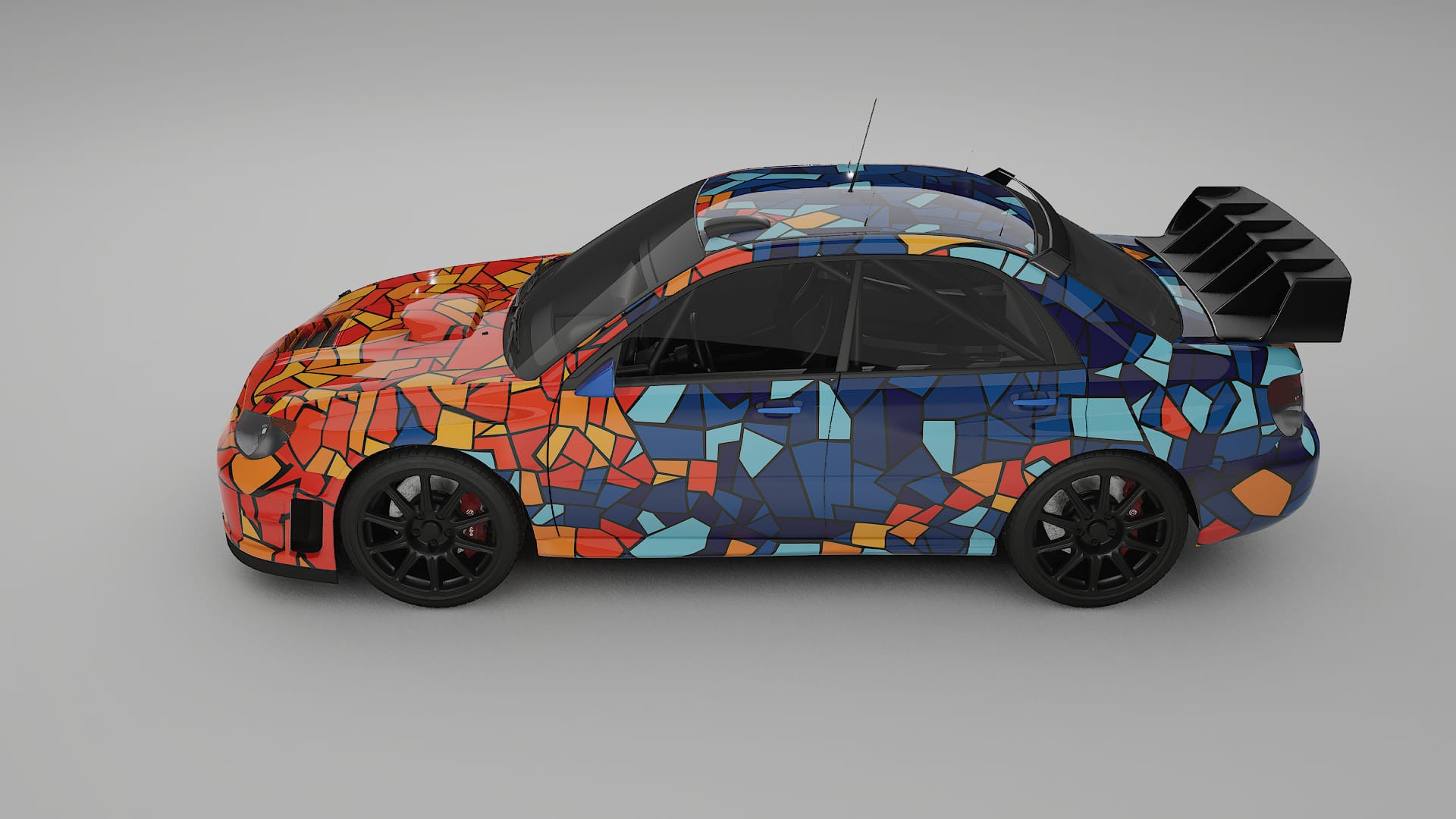 Subaru Impreza WRC GD BARCELONA Designed Wrap PPF Kit – Printable Polyurethane Film