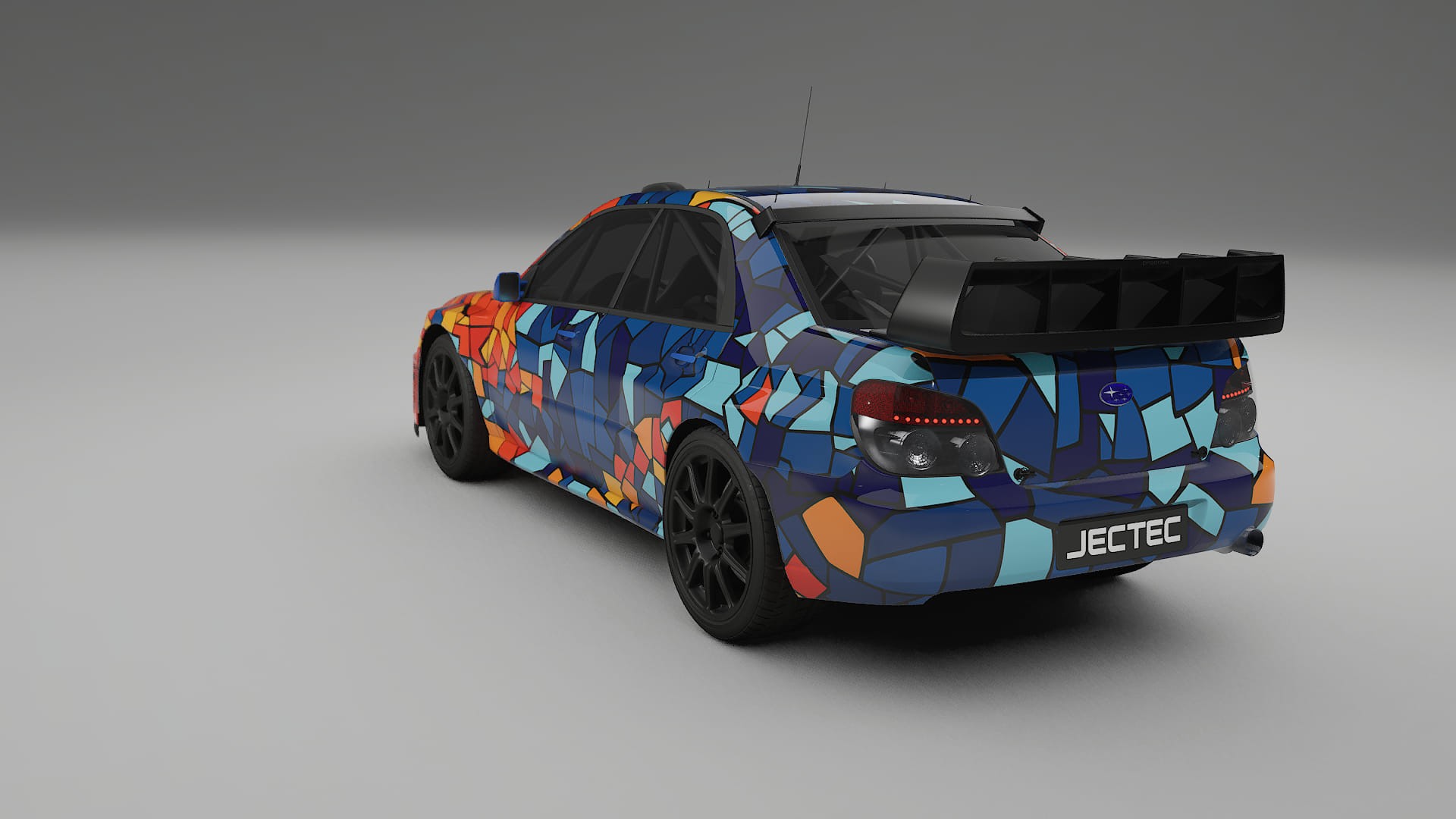 Subaru Impreza WRC GD BARCELONA Designed Wrap PPF Kit – Printable Polyurethane Film