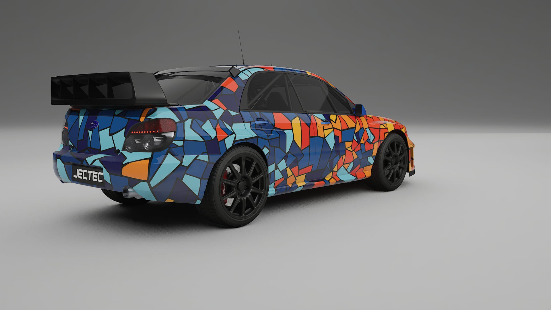Subaru Impreza WRC GD BARCELONA Designed Wrap PPF Kit – Printable Polyurethane Film