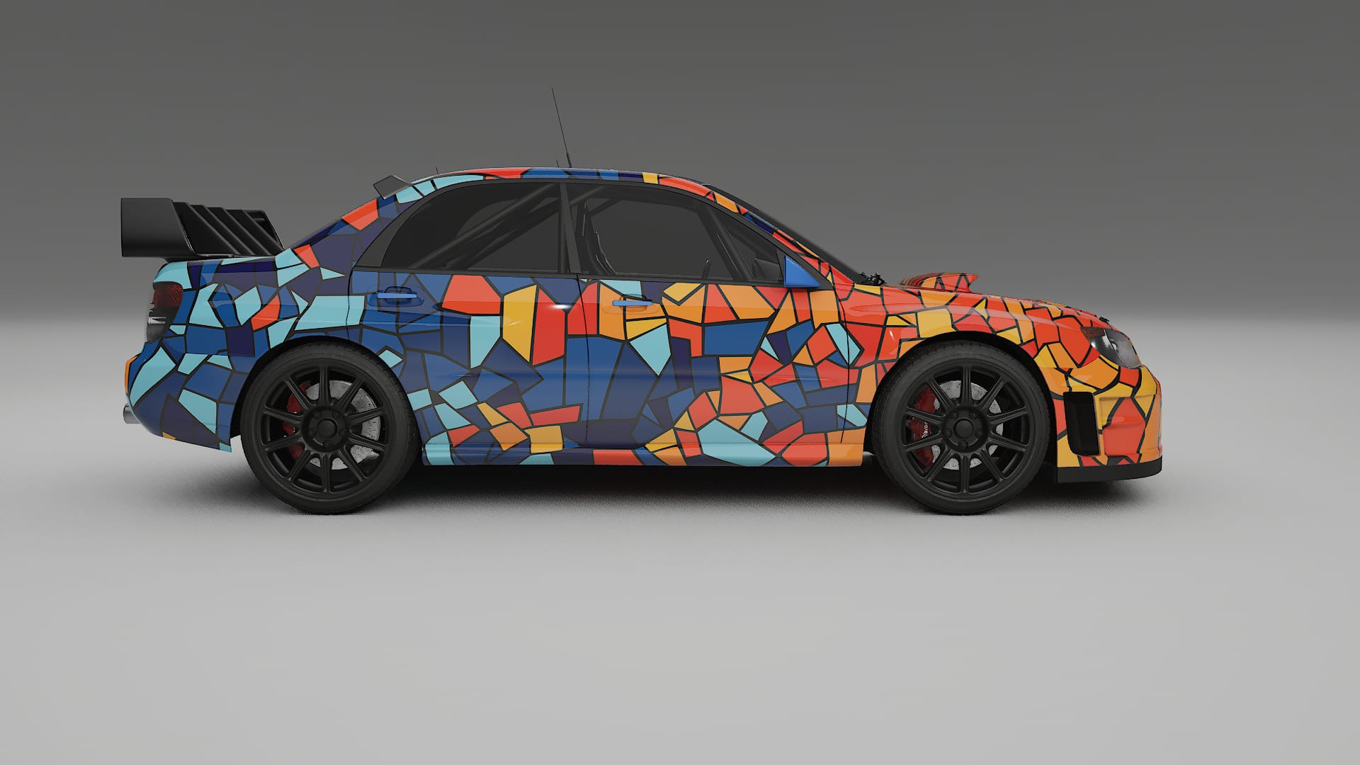 Subaru Impreza WRC GD BARCELONA Designed Wrap PPF Kit – Printable Polyurethane Film