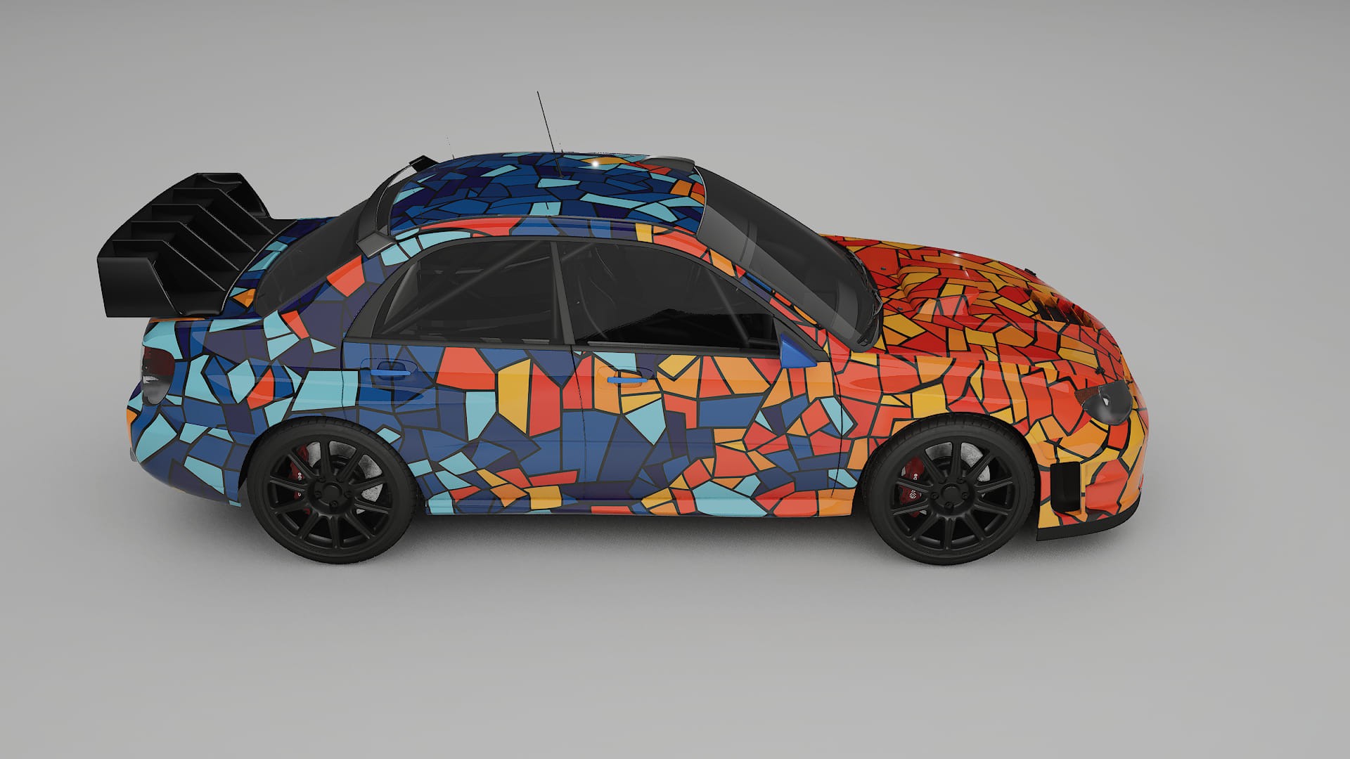 Subaru Impreza WRC GD BARCELONA Designed Wrap PPF Kit – Printable Polyurethane Film