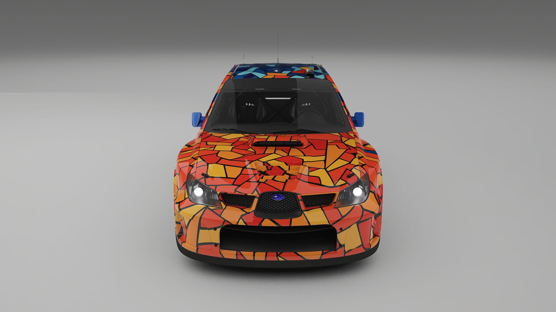 Subaru Impreza WRC GD BARCELONA Designed Wrap PPF Kit – Printable Polyurethane Film