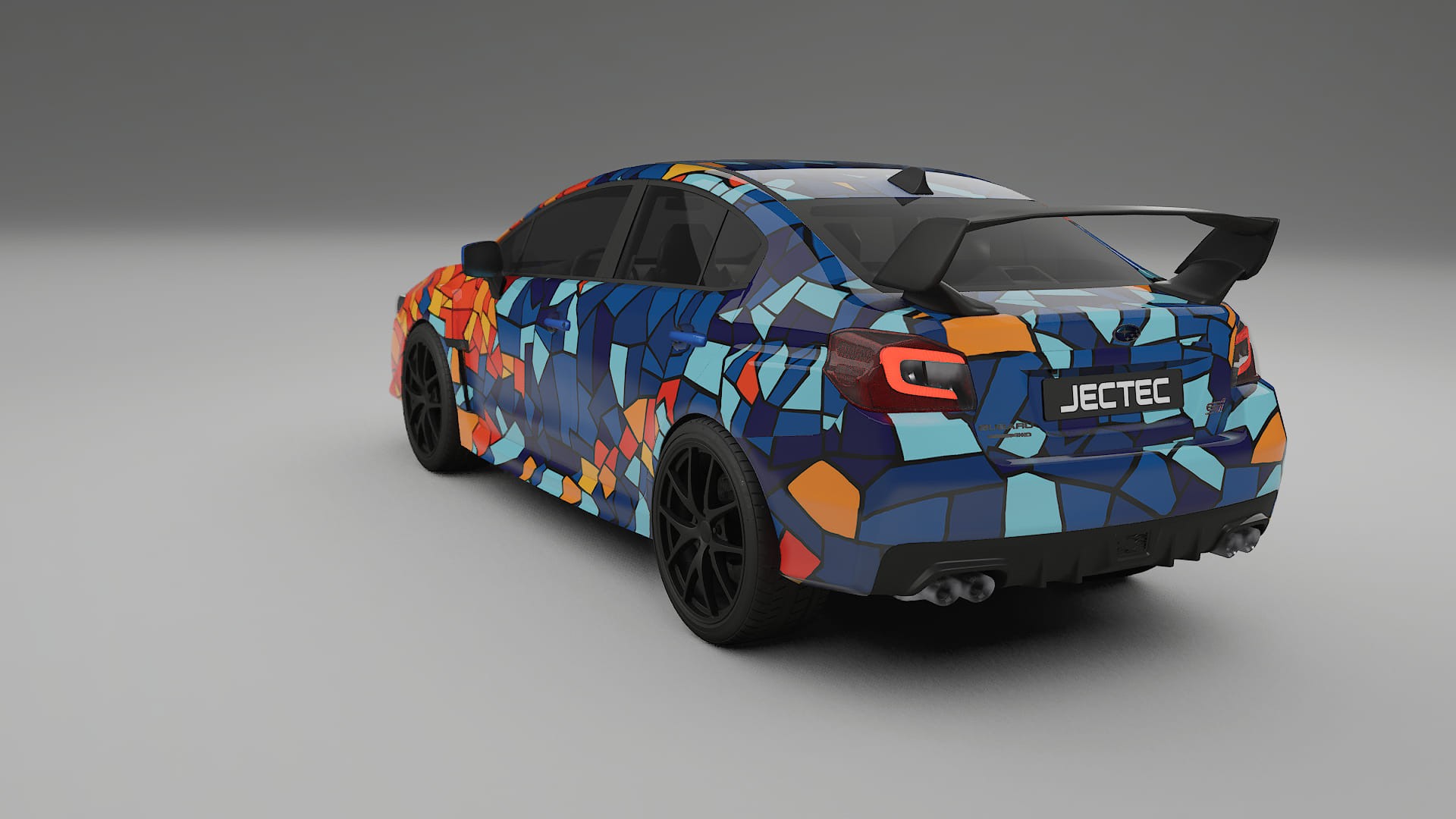 Subaru Impreza WRX Sti VA prefacelift pre-LCI BARCELONA Designed Wrap PPF Kit – Printable Polyurethane Film