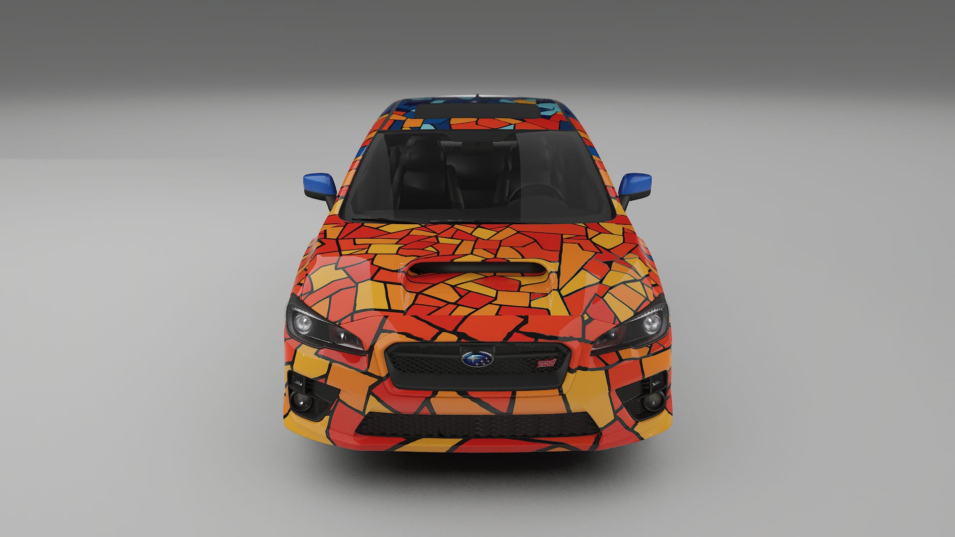 Subaru Impreza WRX Sti VA prefacelift pre-LCI BARCELONA Designed Wrap PPF Kit – Printable Polyurethane Film