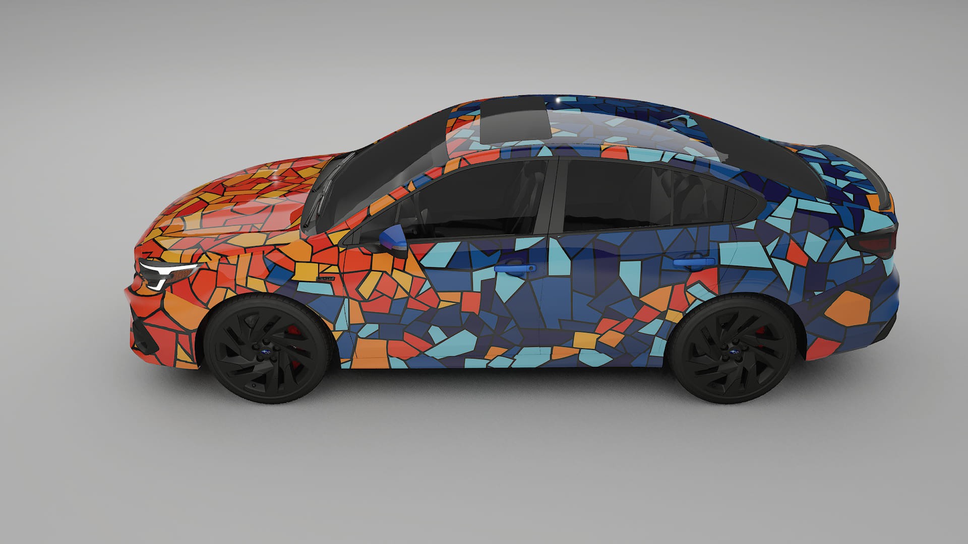 Subaru Legacy BW BARCELONA Designed Wrap PPF Kit – Printable Polyurethane Film