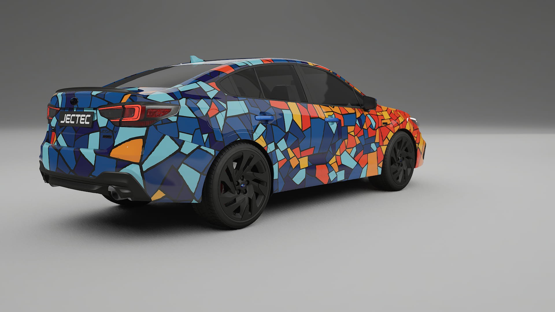 Subaru Legacy BW BARCELONA Designed Wrap PPF Kit – Printable Polyurethane Film