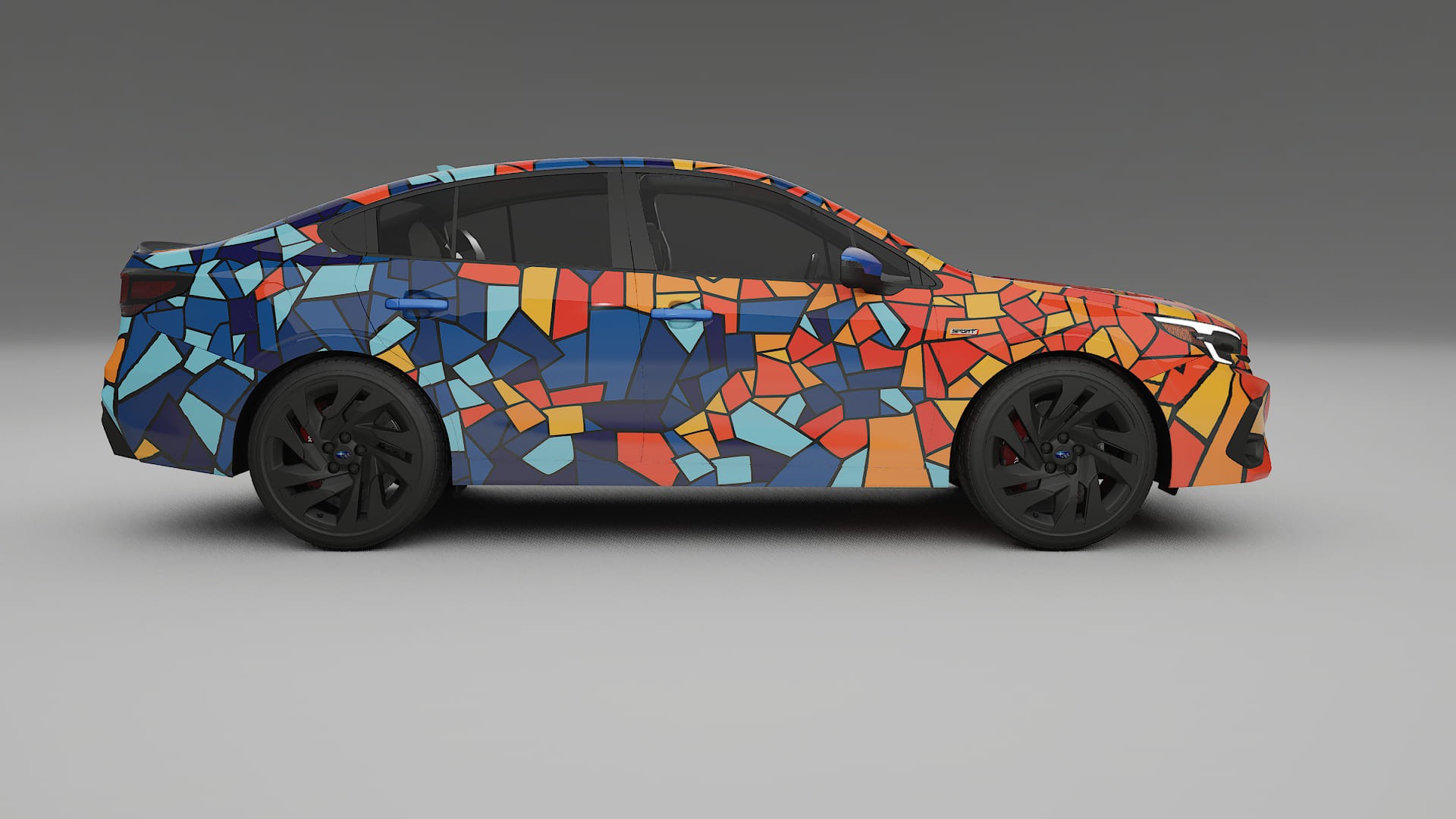 Subaru Legacy BW BARCELONA Designed Wrap PPF Kit – Printable Polyurethane Film