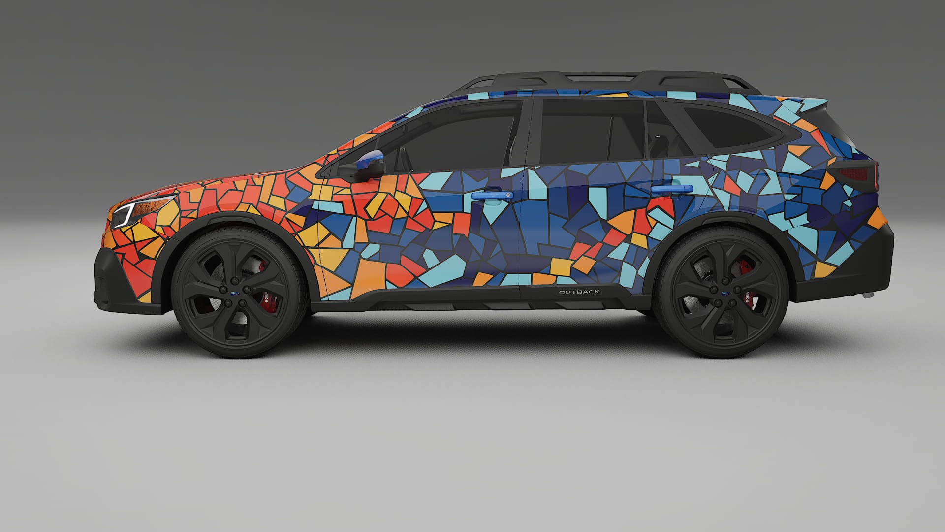 Subaru Outback VI BS facelift LCI BARCELONA Designed Wrap PPF Kit – Printable Polyurethane Film