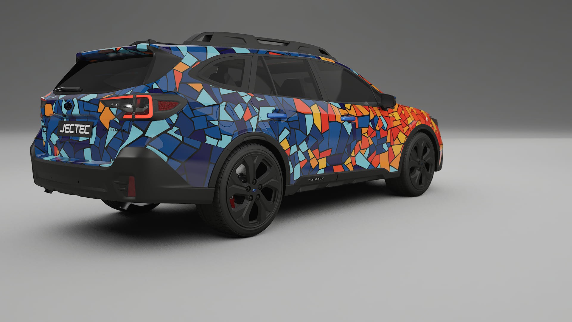Subaru Outback VI BS facelift LCI BARCELONA Designed Wrap PPF Kit – Printable Polyurethane Film