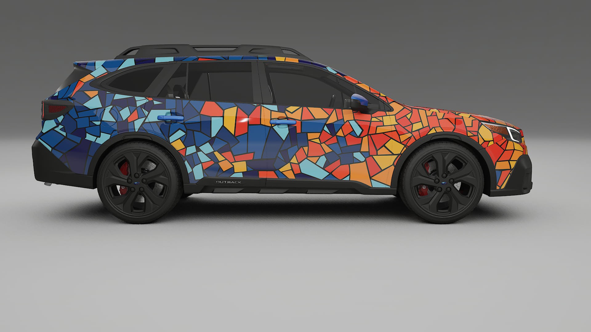 Subaru Outback VI BS facelift LCI BARCELONA Designed Wrap PPF Kit – Printable Polyurethane Film