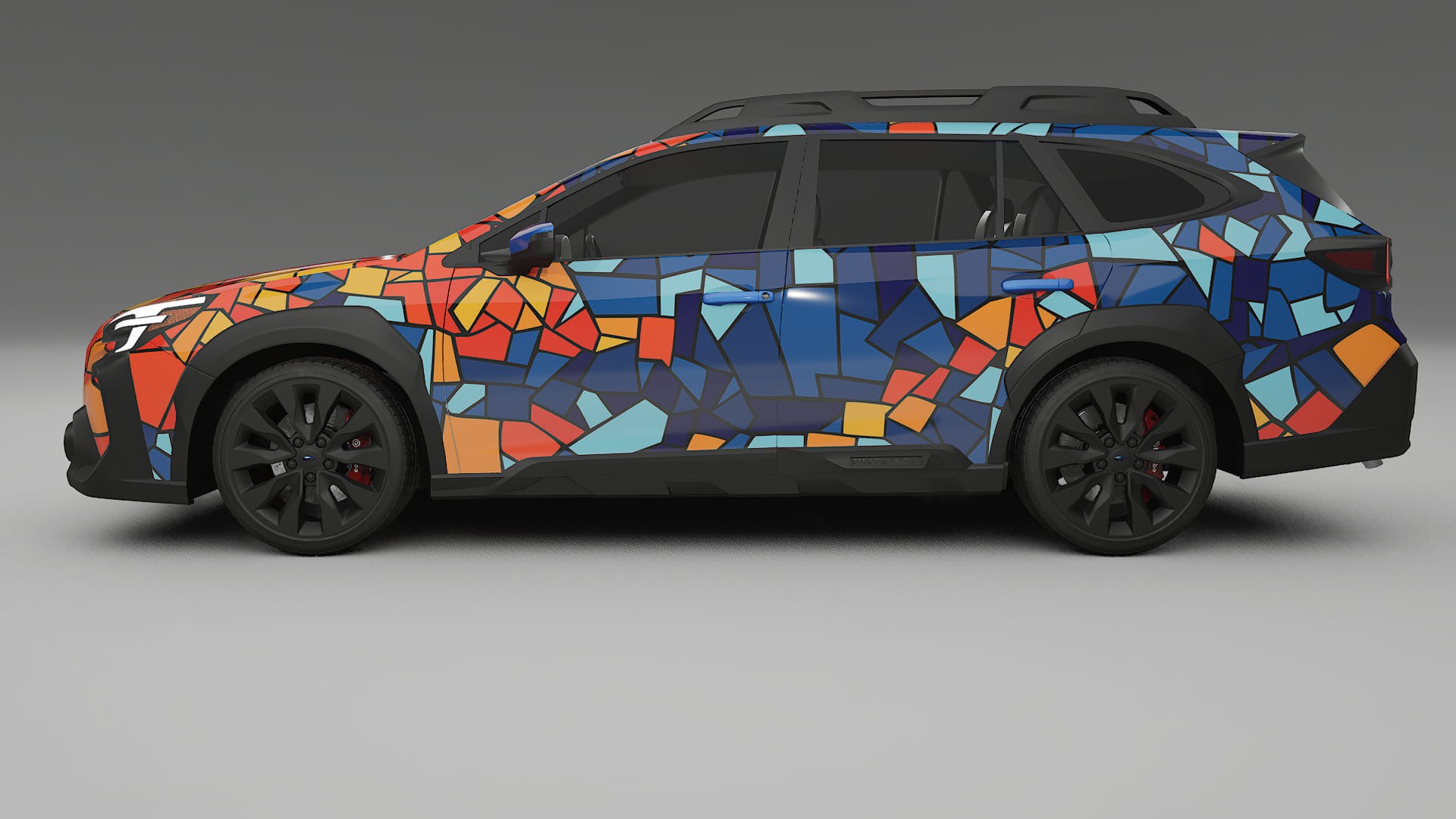 Subaru Outback VI BS prefacelift pre-LCI BARCELONA Designed Wrap PPF Kit – Printable Polyurethane Film
