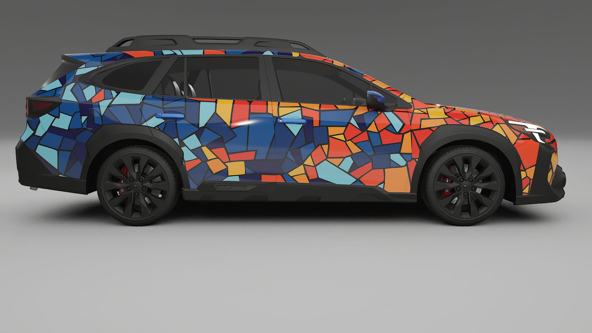 Subaru Outback VI BS prefacelift pre-LCI BARCELONA Designed Wrap PPF Kit – Printable Polyurethane Film