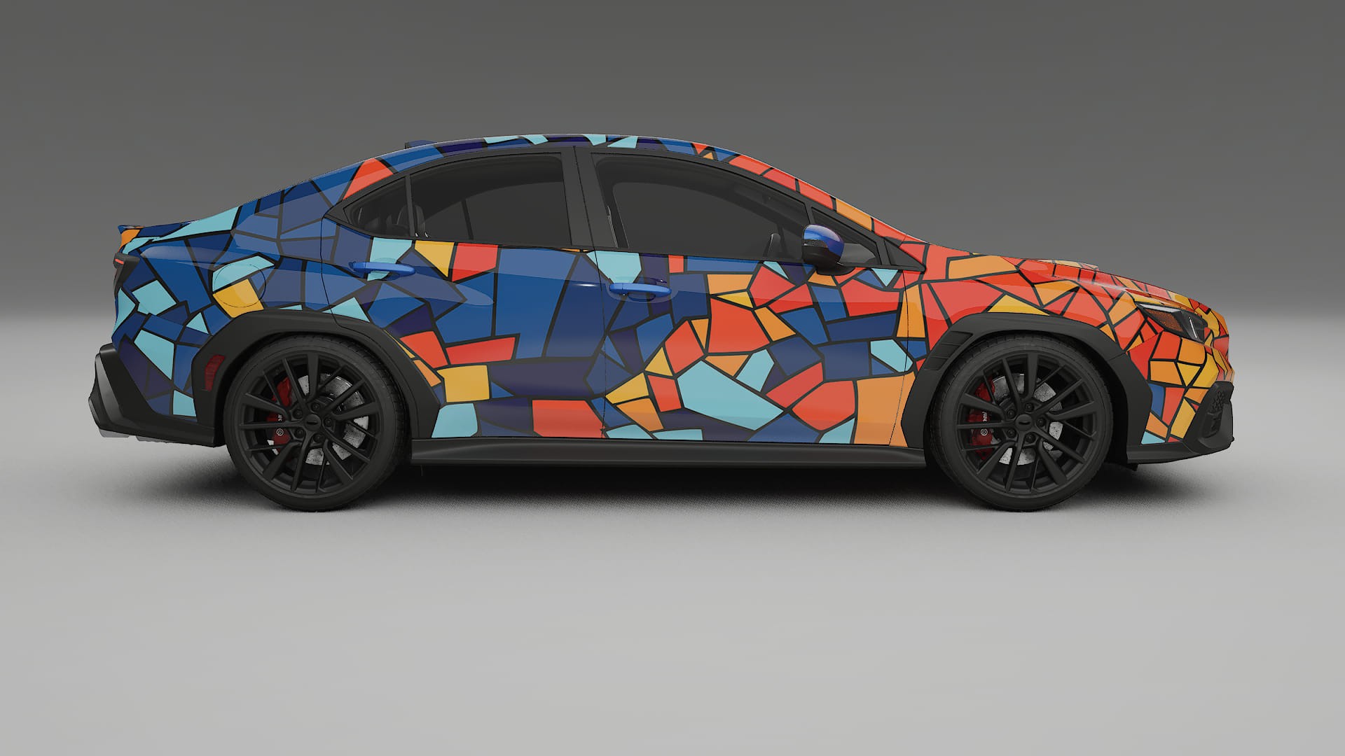 Subaru WRX VB BARCELONA Designed Wrap PPF Kit – Printable Polyurethane Film