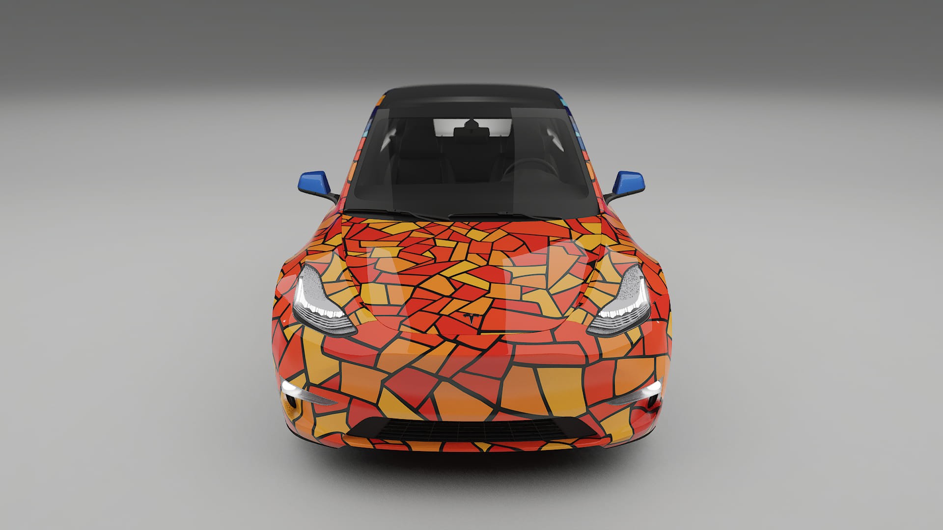 Tesla Model Y BARCELONA Designed Wrap PPF Kit – Printable Polyurethane Film