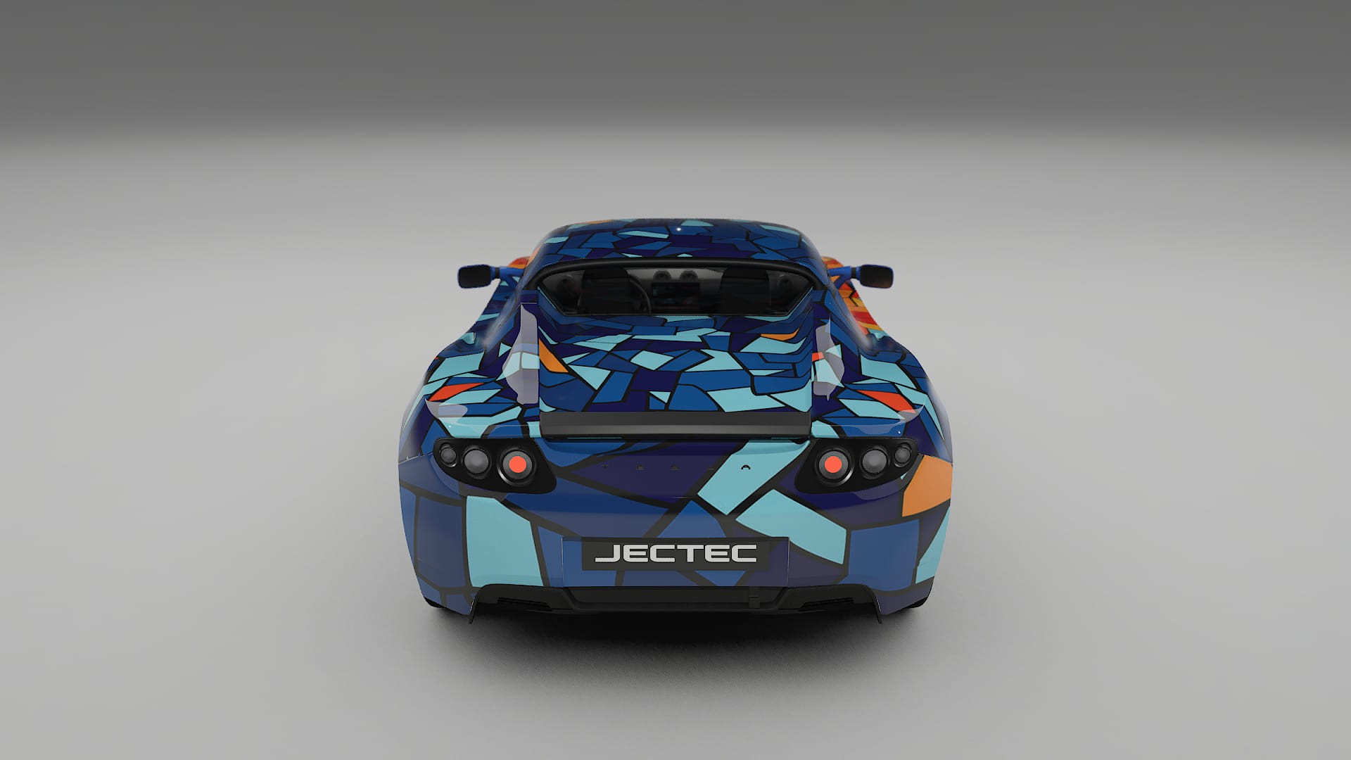 Tesla Roadster 2.5 BARCELONA Designed Wrap PPF Kit – Printable Polyurethane Film