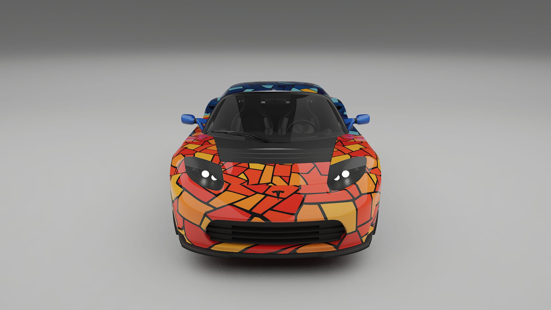Tesla Roadster 2.5 BARCELONA Designed Wrap PPF Kit – Printable Polyurethane Film