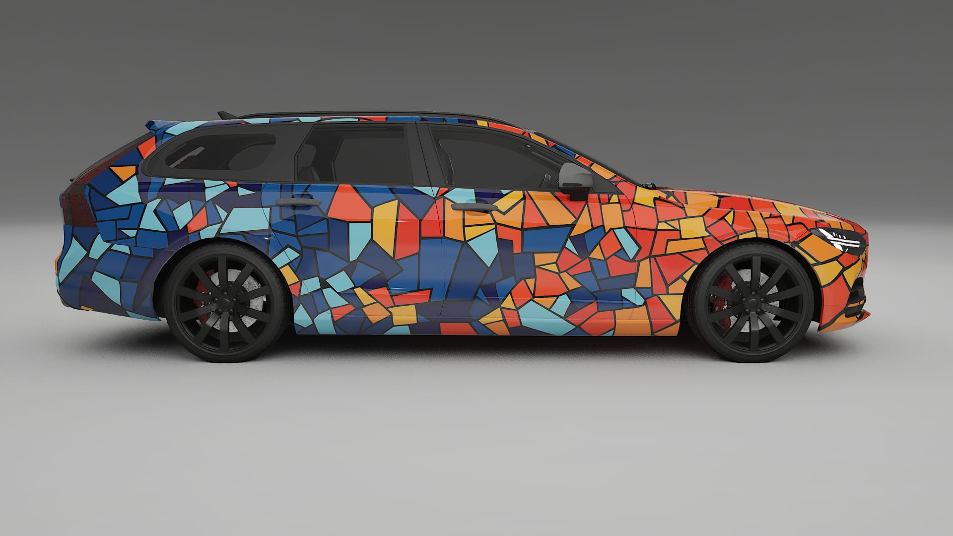 Volvo V90 P5 BARCELONA Designed Wrap PPF Kit – Printable Polyurethane Film
