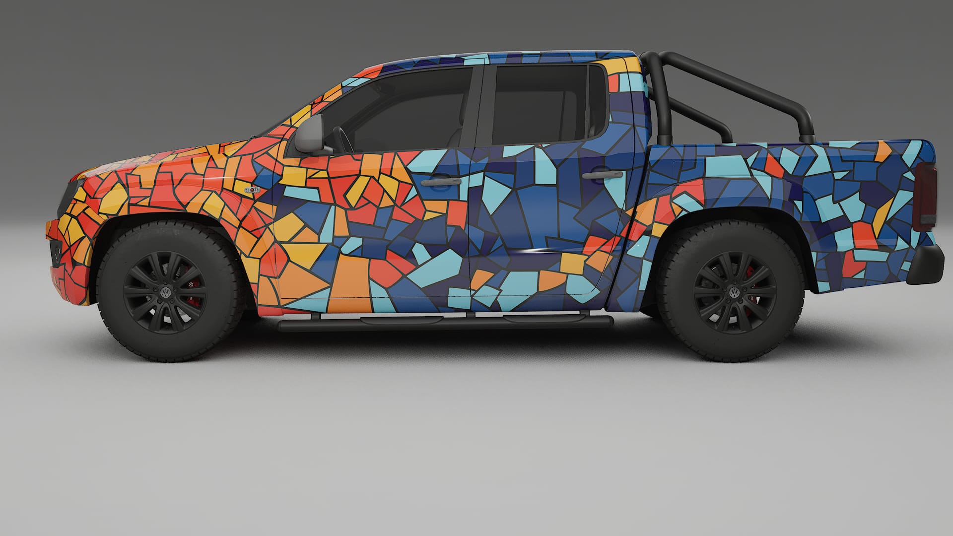 VW Amarok 2H BARCELONA Designed Wrap PPF Kit – Printable Polyurethane Film