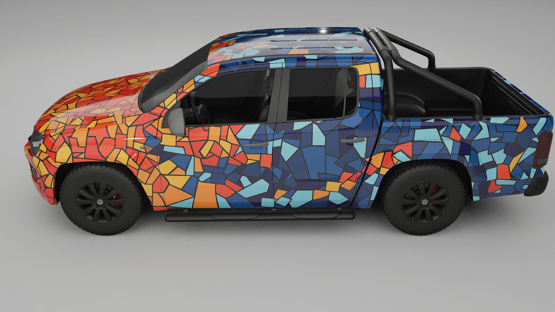 VW Amarok 2H BARCELONA Designed Wrap PPF Kit – Printable Polyurethane Film