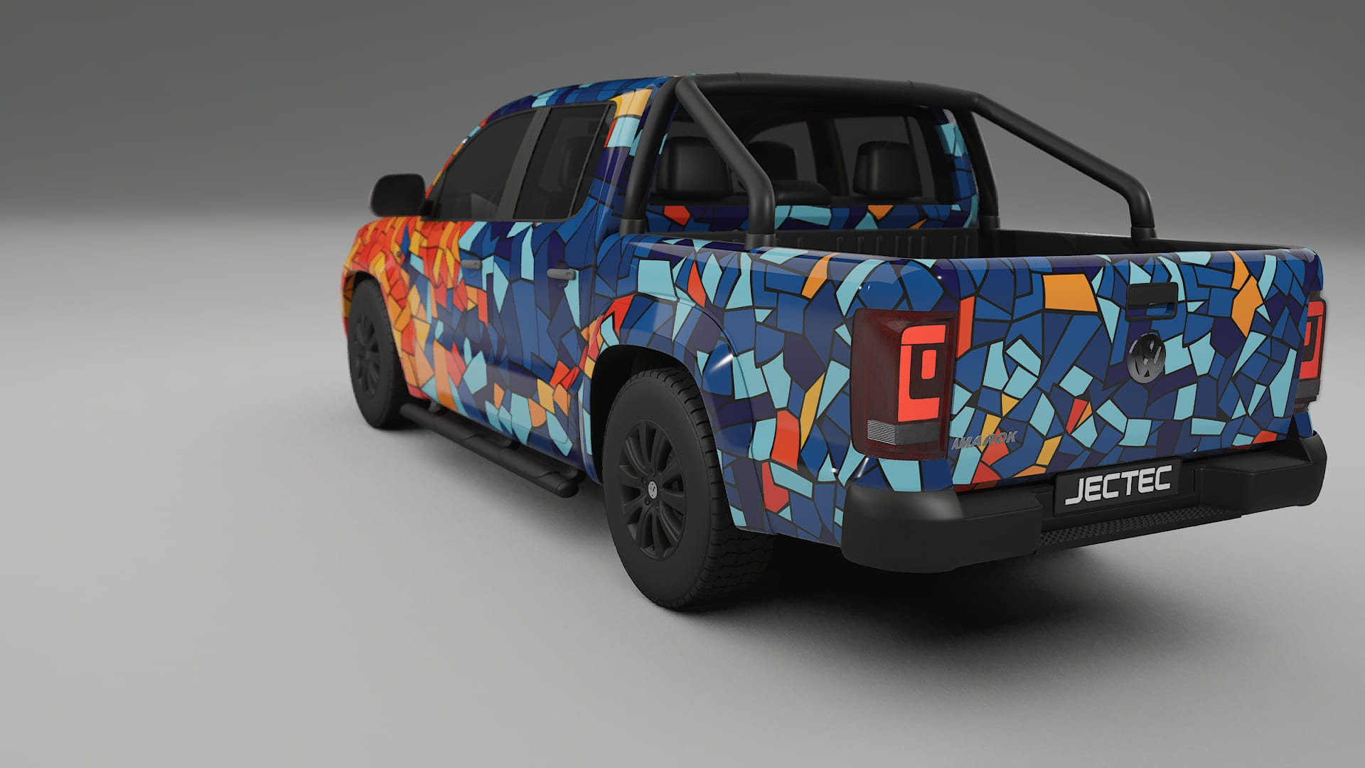 VW Amarok 2H BARCELONA Designed Wrap PPF Kit – Printable Polyurethane Film