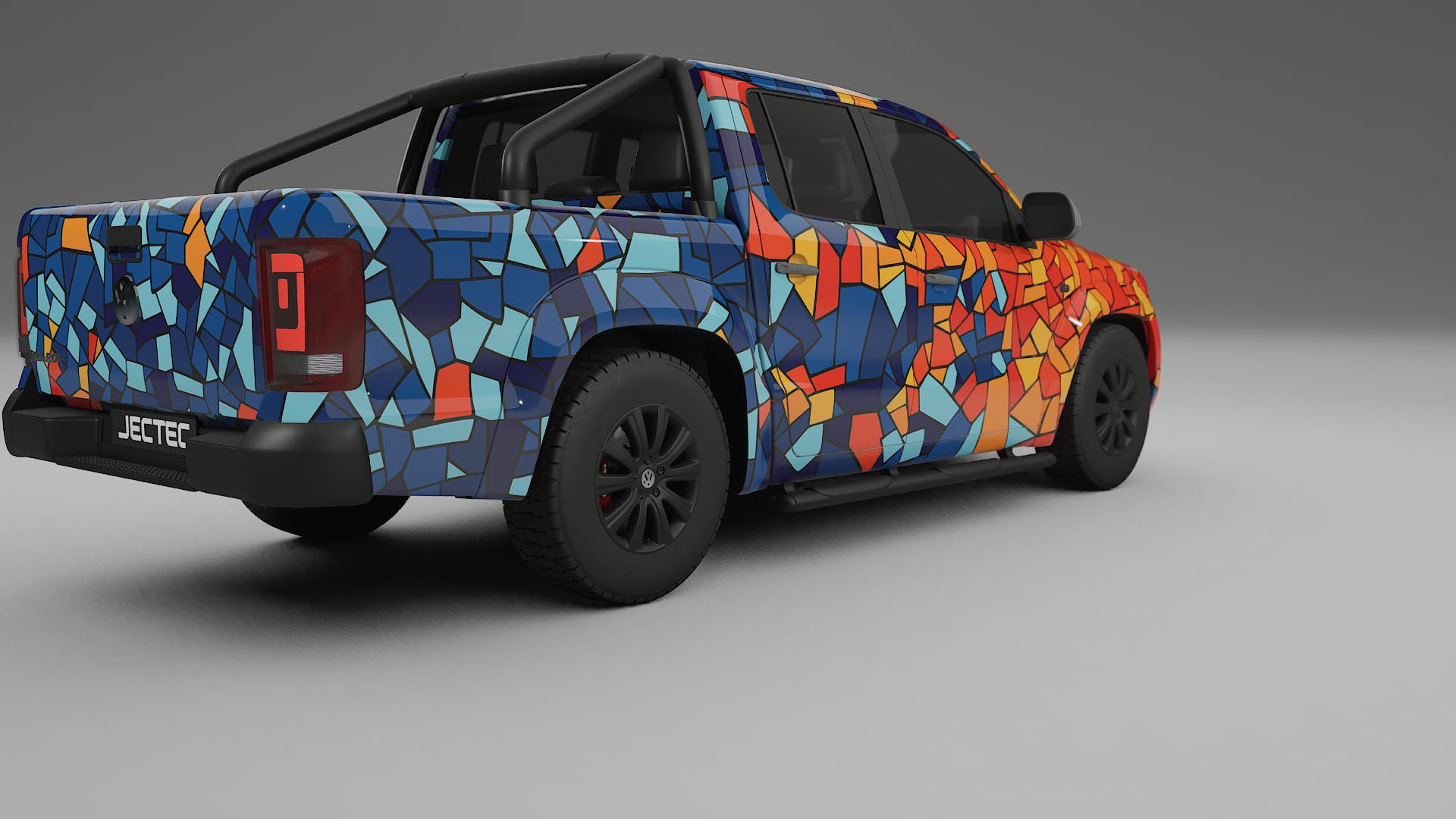 VW Amarok 2H BARCELONA Designed Wrap PPF Kit – Printable Polyurethane Film