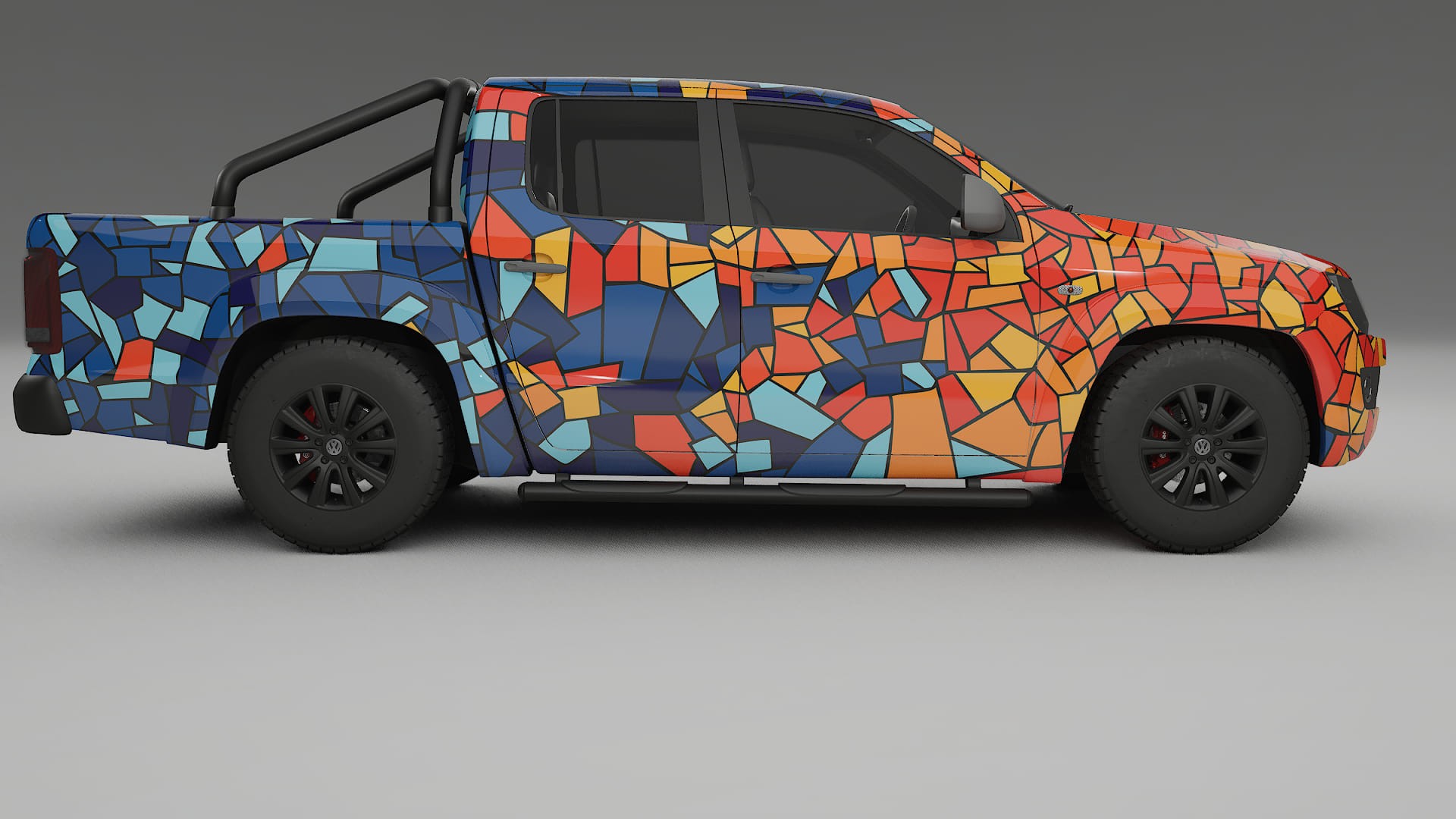 VW Amarok 2H BARCELONA Designed Wrap PPF Kit – Printable Polyurethane Film