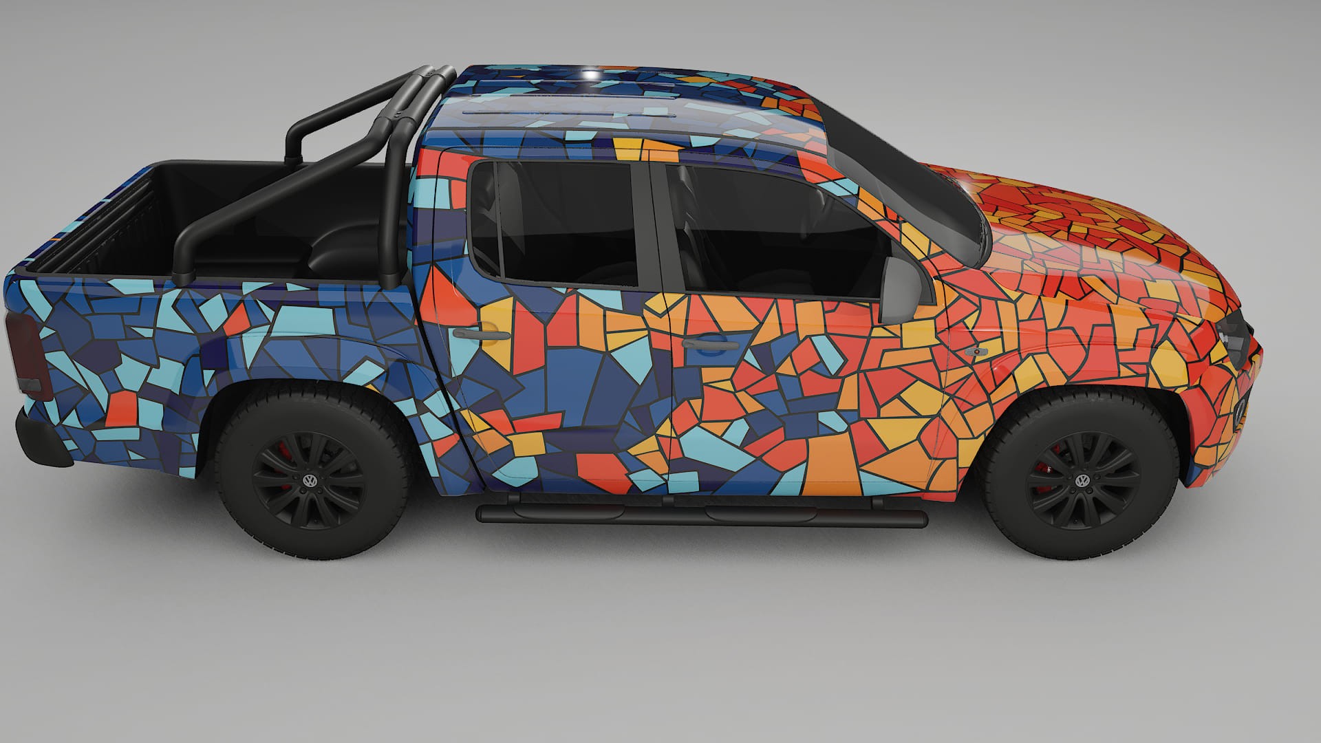 VW Amarok 2H BARCELONA Designed Wrap PPF Kit – Printable Polyurethane Film