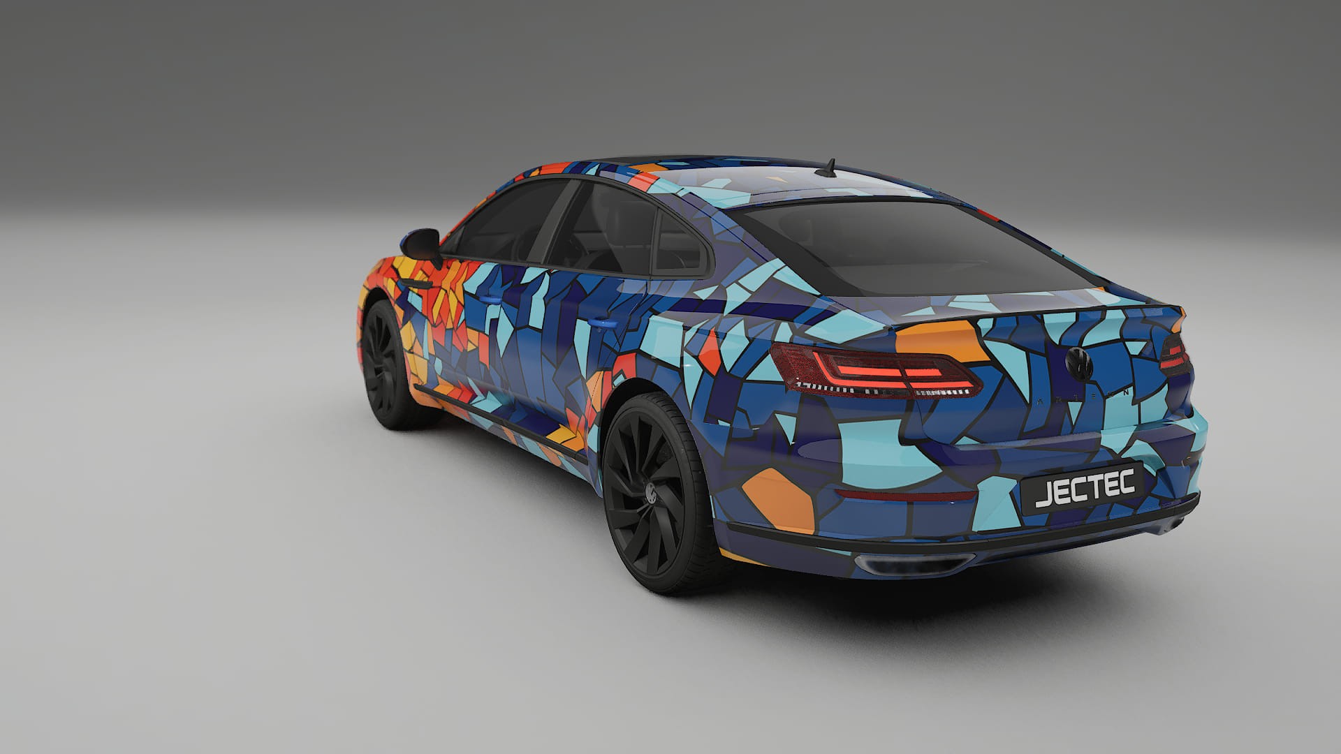VW Arteon R 3H prefacelift pre-LCI BARCELONA Designed Wrap PPF Kit – Printable Polyurethane Film