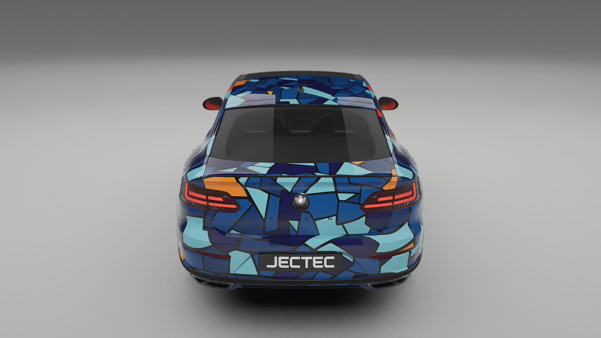 VW Arteon R 3H prefacelift pre-LCI BARCELONA Designed Wrap PPF Kit – Printable Polyurethane Film