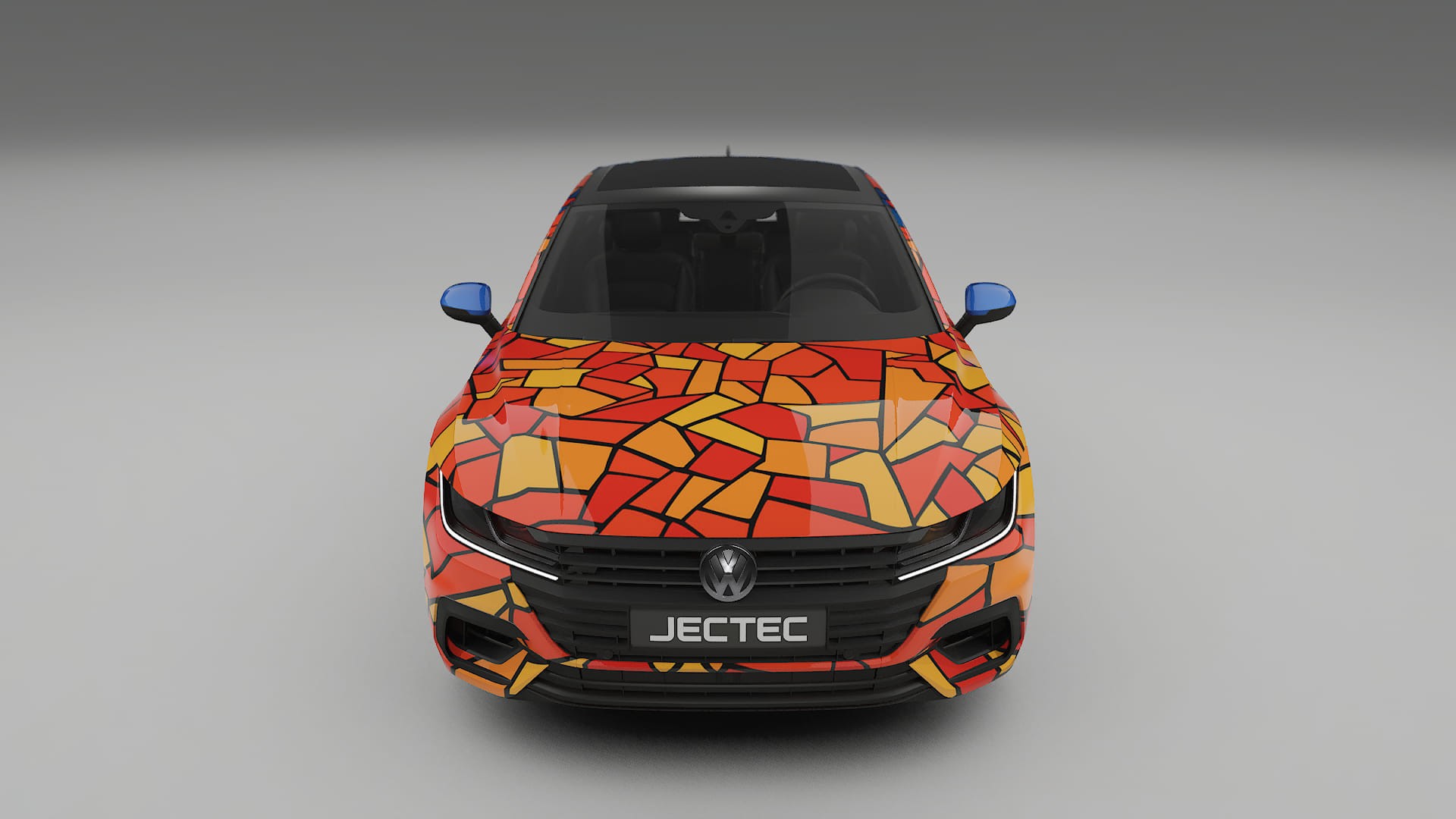 VW Arteon R 3H prefacelift pre-LCI BARCELONA Designed Wrap PPF Kit – Printable Polyurethane Film