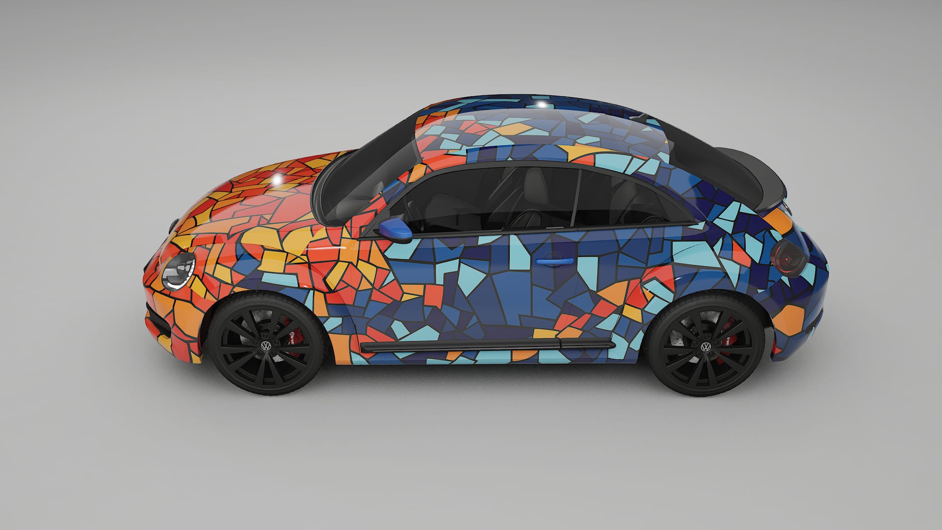 VW Beetle A5 prefacelift pre-LCI BARCELONA Designed Wrap PPF Kit – Printable Polyurethane Film