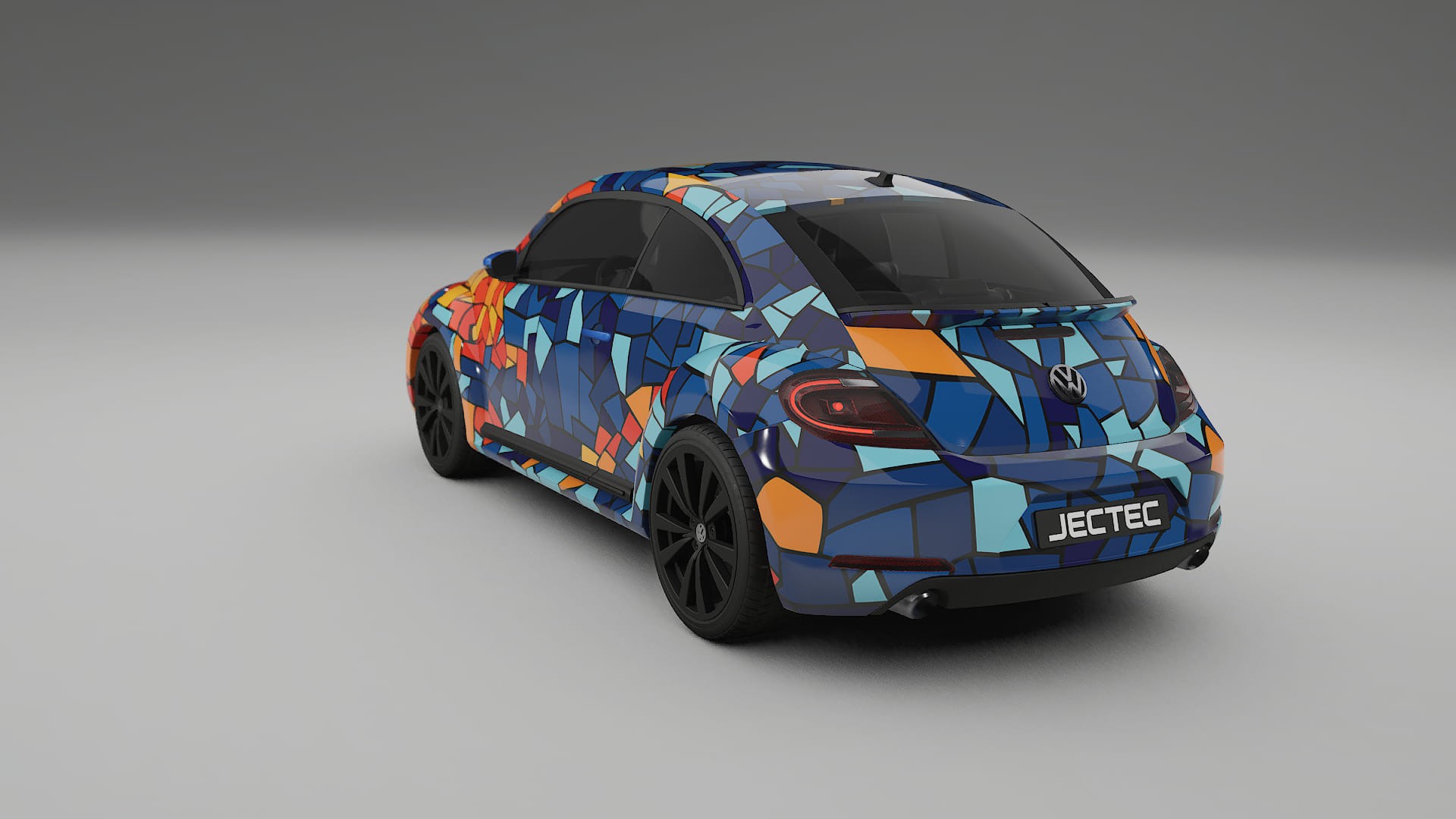 VW Beetle A5 prefacelift pre-LCI BARCELONA Designed Wrap PPF Kit – Printable Polyurethane Film