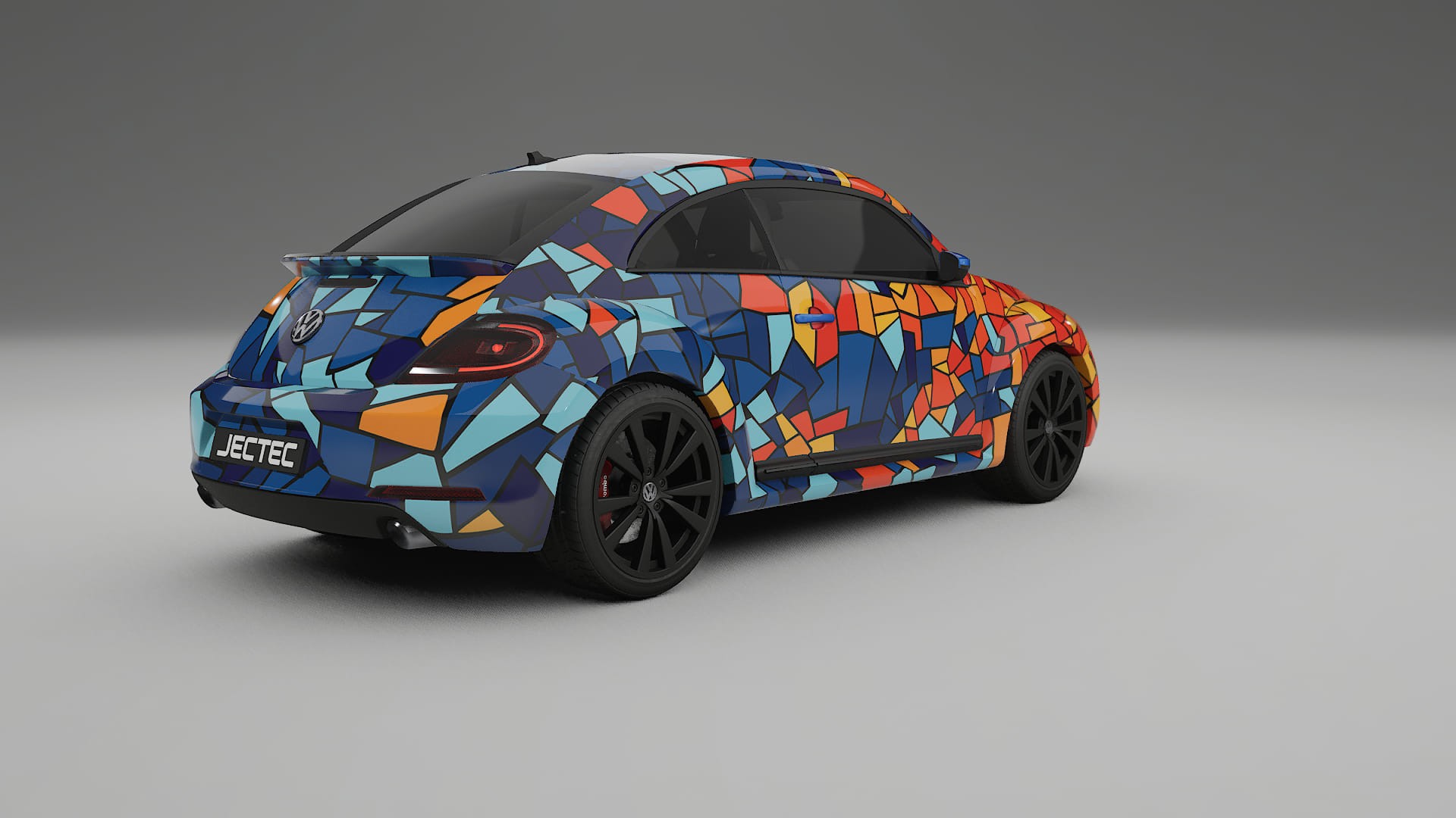 VW Beetle A5 prefacelift pre-LCI BARCELONA Designed Wrap PPF Kit – Printable Polyurethane Film