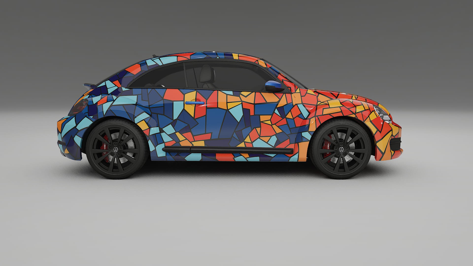 VW Beetle A5 prefacelift pre-LCI BARCELONA Designed Wrap PPF Kit – Printable Polyurethane Film