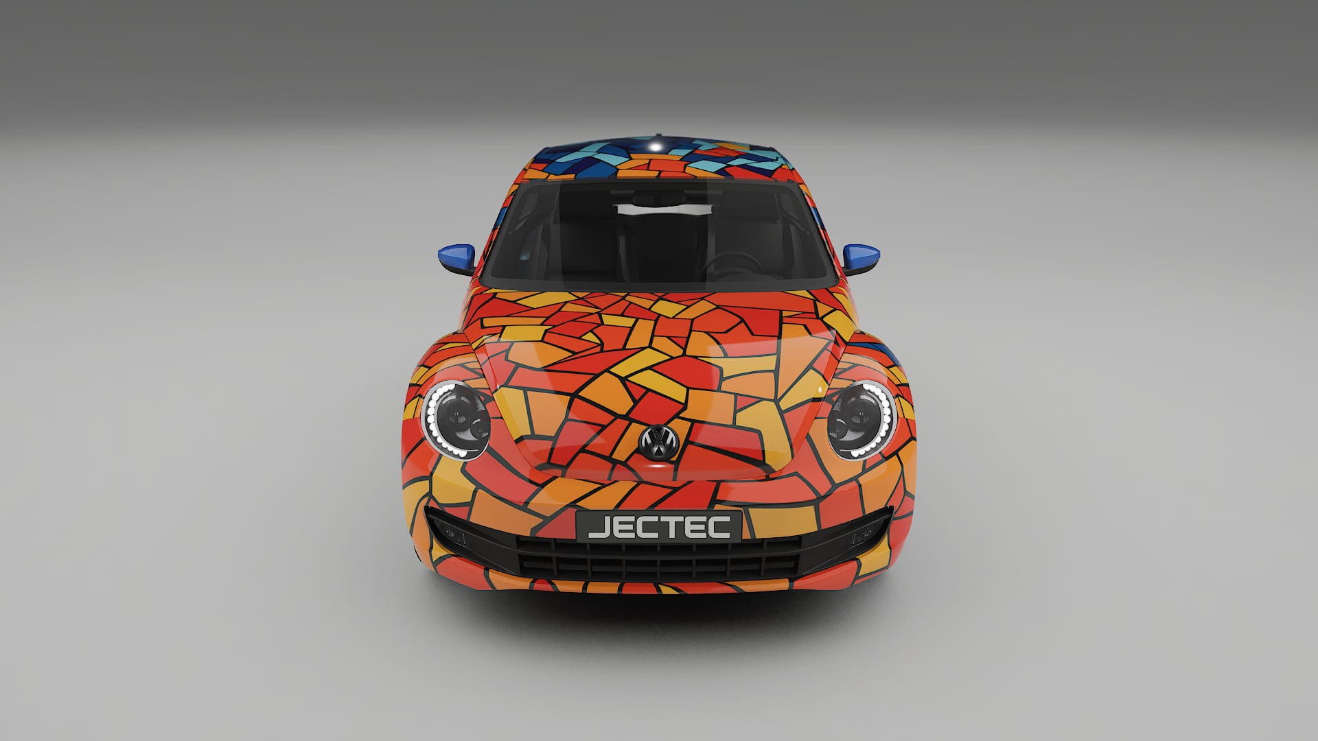 VW Beetle A5 prefacelift pre-LCI BARCELONA Designed Wrap PPF Kit – Printable Polyurethane Film