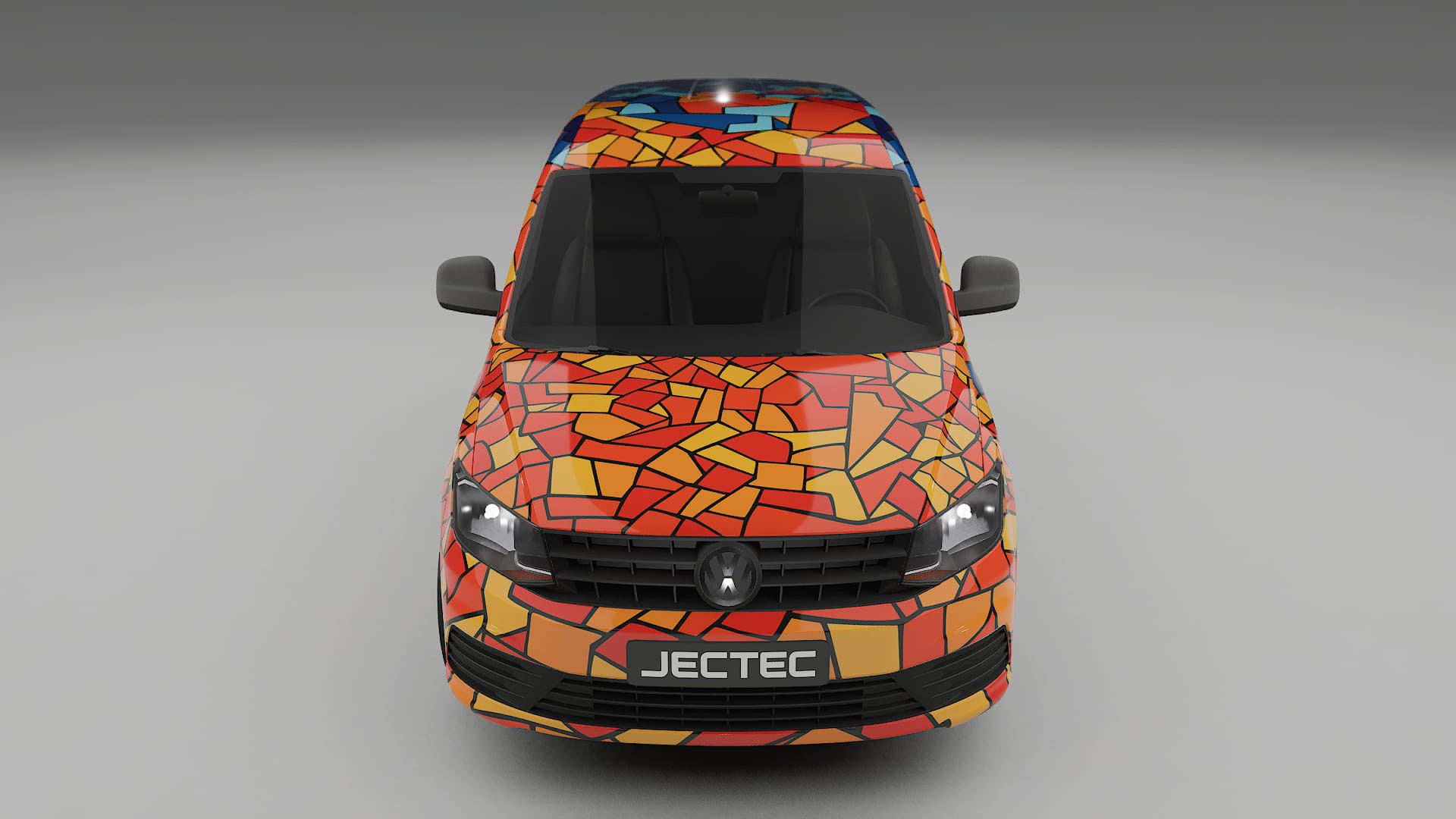 VW Caddy Maxi SB BARCELONA Designed Wrap PPF Kit – Printable Polyurethane Film