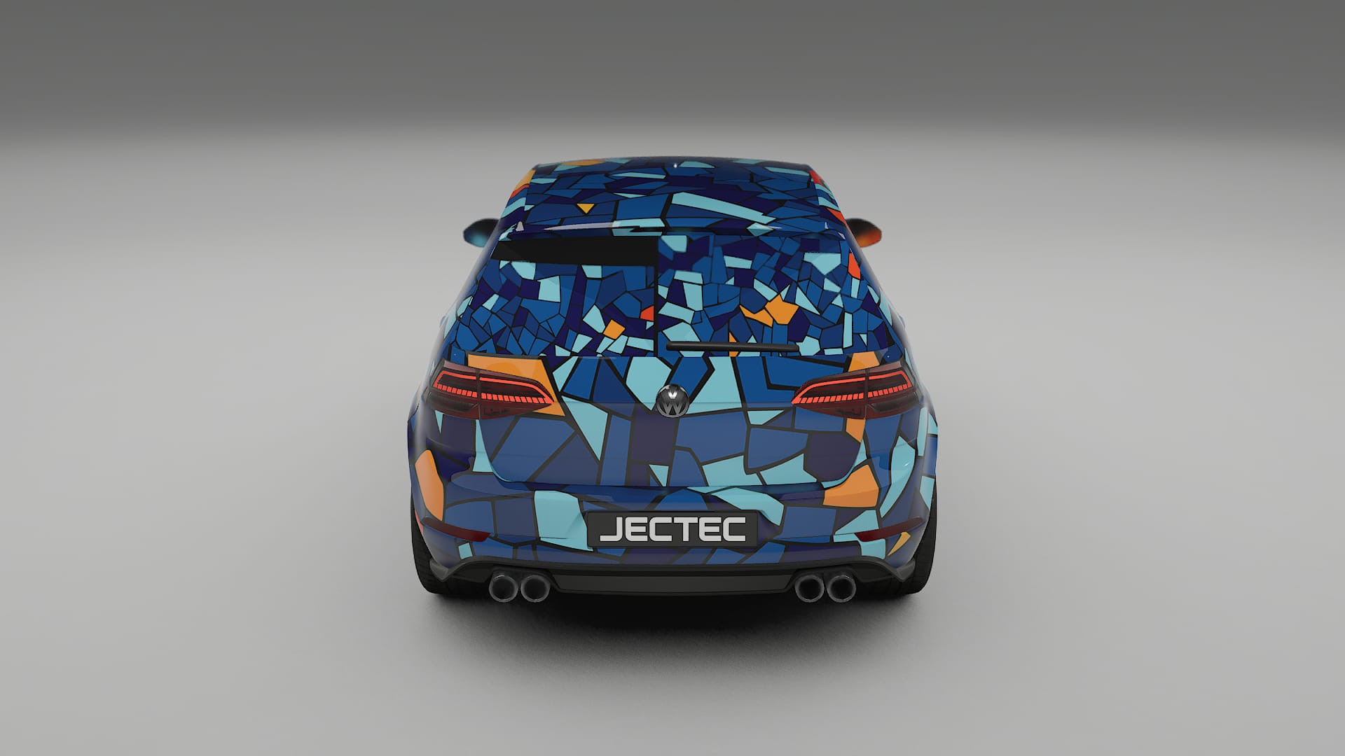 VW Golf Mk7 BARCELONA Designed Wrap PPF Kit – Printable Polyurethane Film