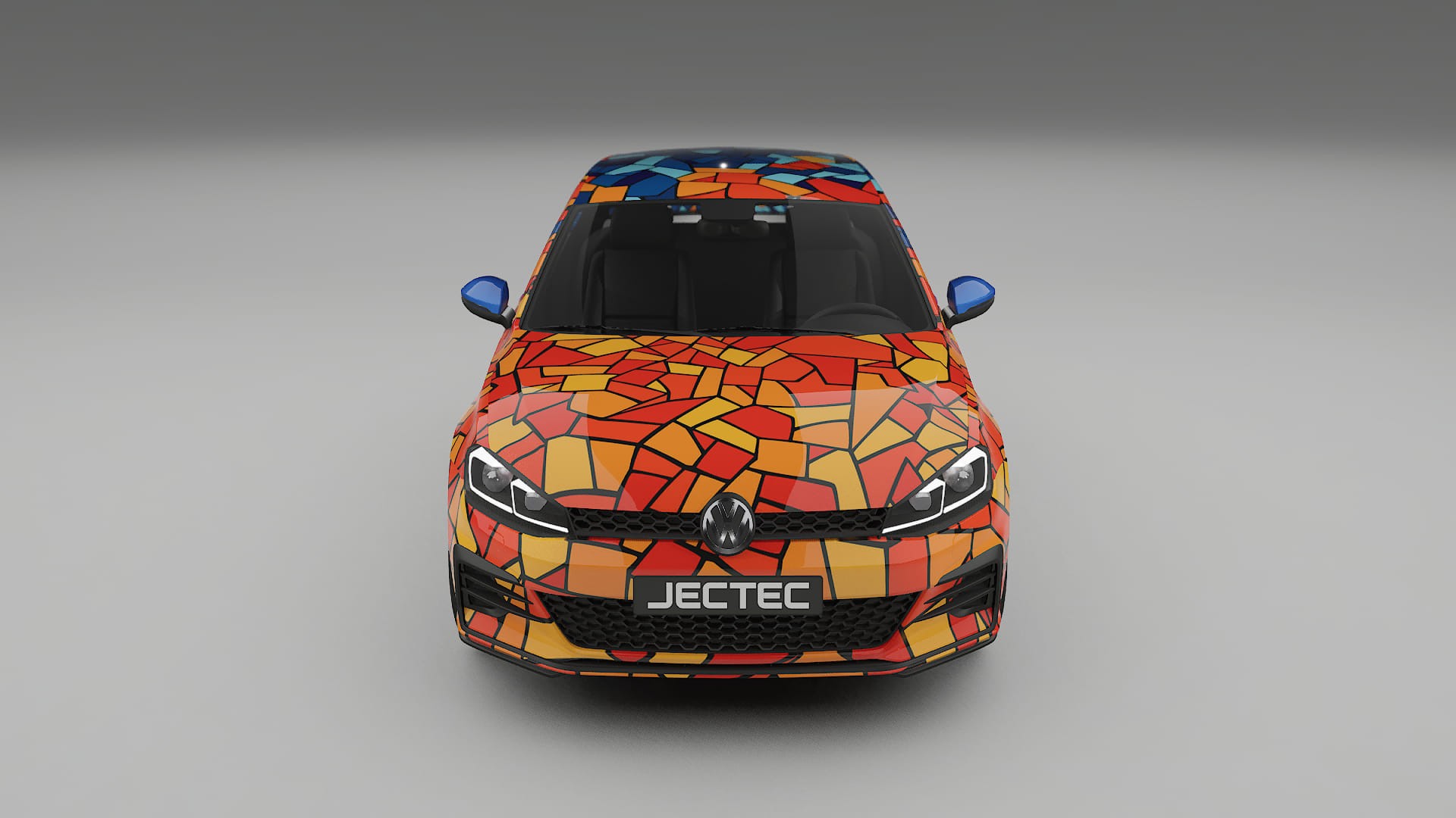 VW Golf Mk7 BARCELONA Designed Wrap PPF Kit – Printable Polyurethane Film