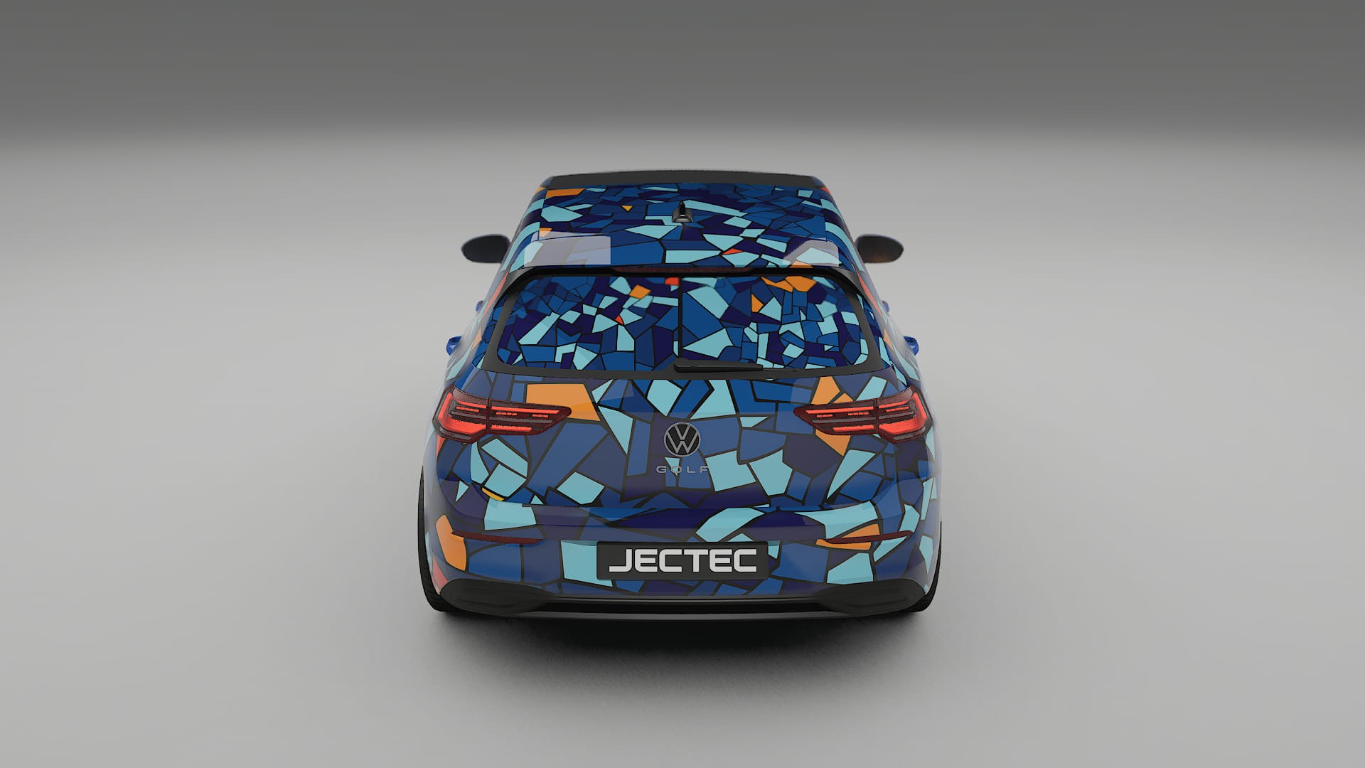 VW Golf Mk8 BARCELONA Designed Wrap PPF Kit – Printable Polyurethane Film