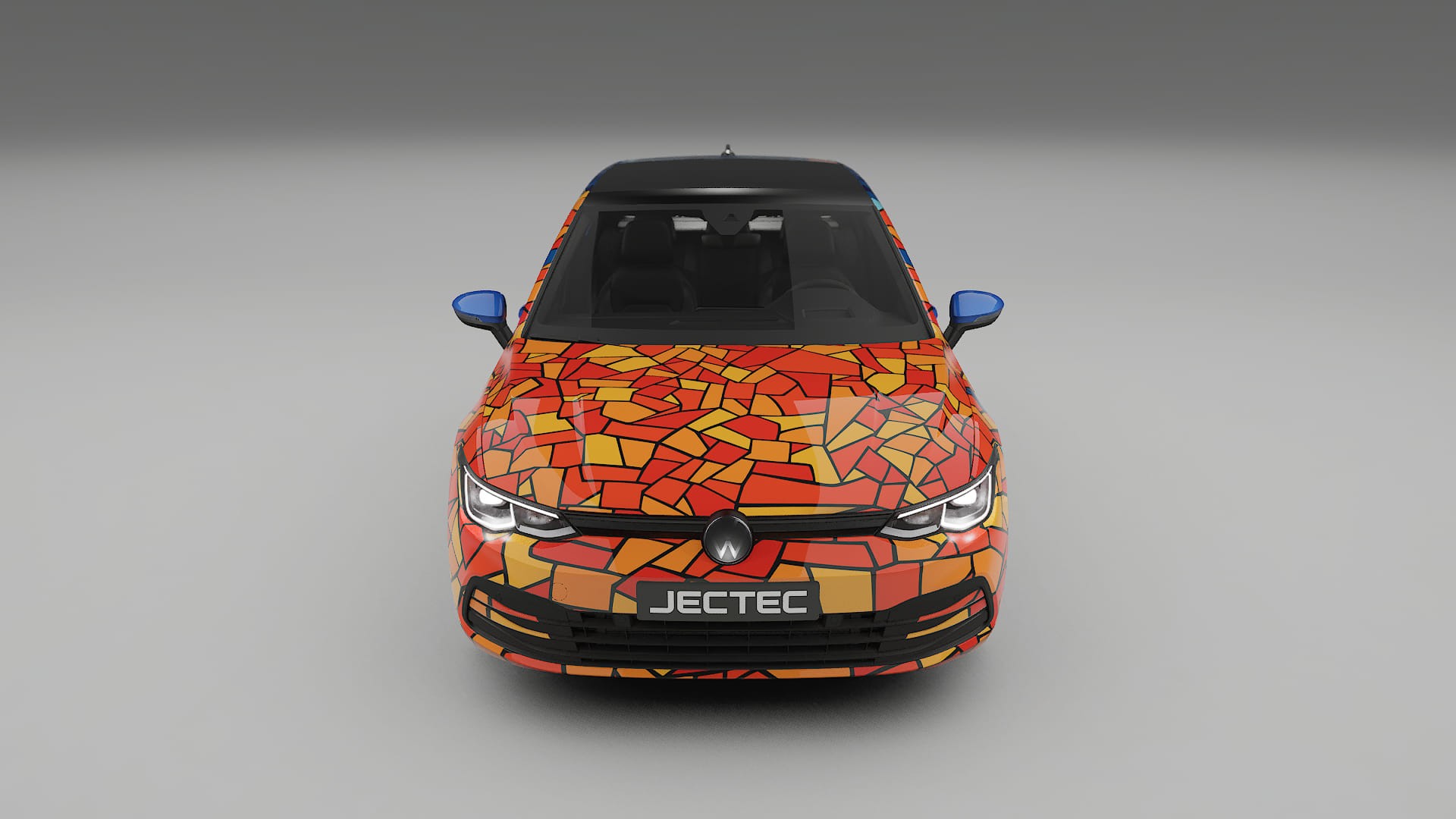 VW Golf Mk8 BARCELONA Designed Wrap PPF Kit – Printable Polyurethane Film