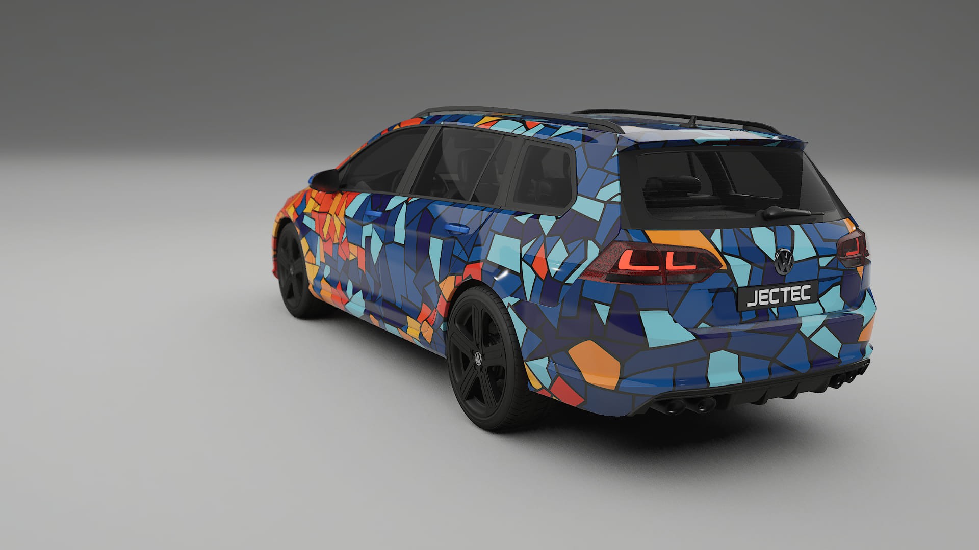 VW Golf Variant Mk7 BARCELONA Designed Wrap PPF Kit – Printable Polyurethane Film