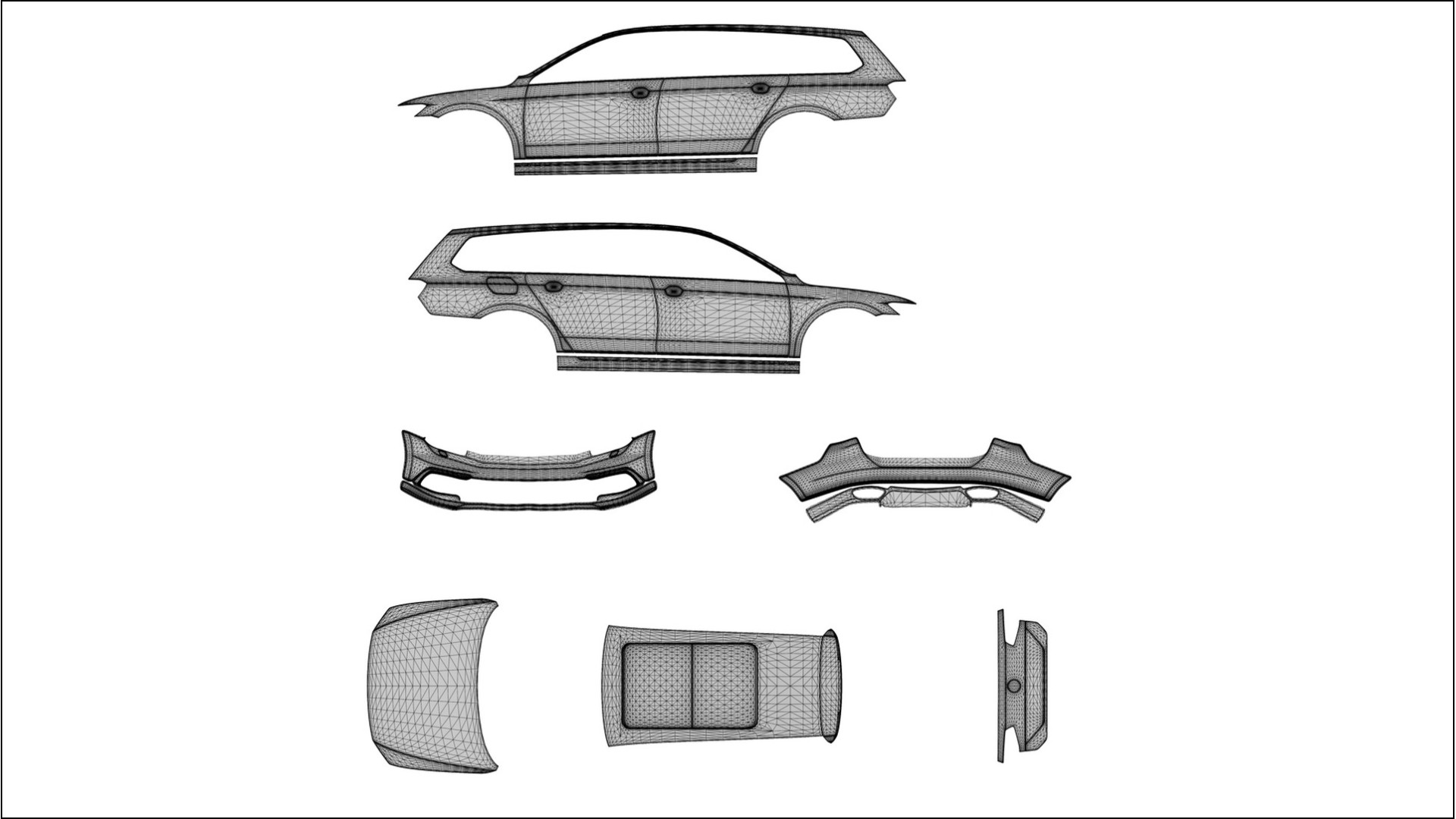 VW Passat VariantR B8 BARCELONA Designed Wrap PPF Kit – Printable Polyurethane Film 2