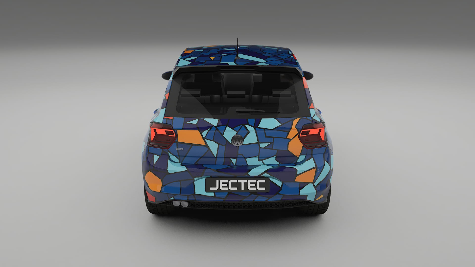 VW Polo GTI VI BARCELONA Designed Wrap PPF Kit – Printable Polyurethane Film
