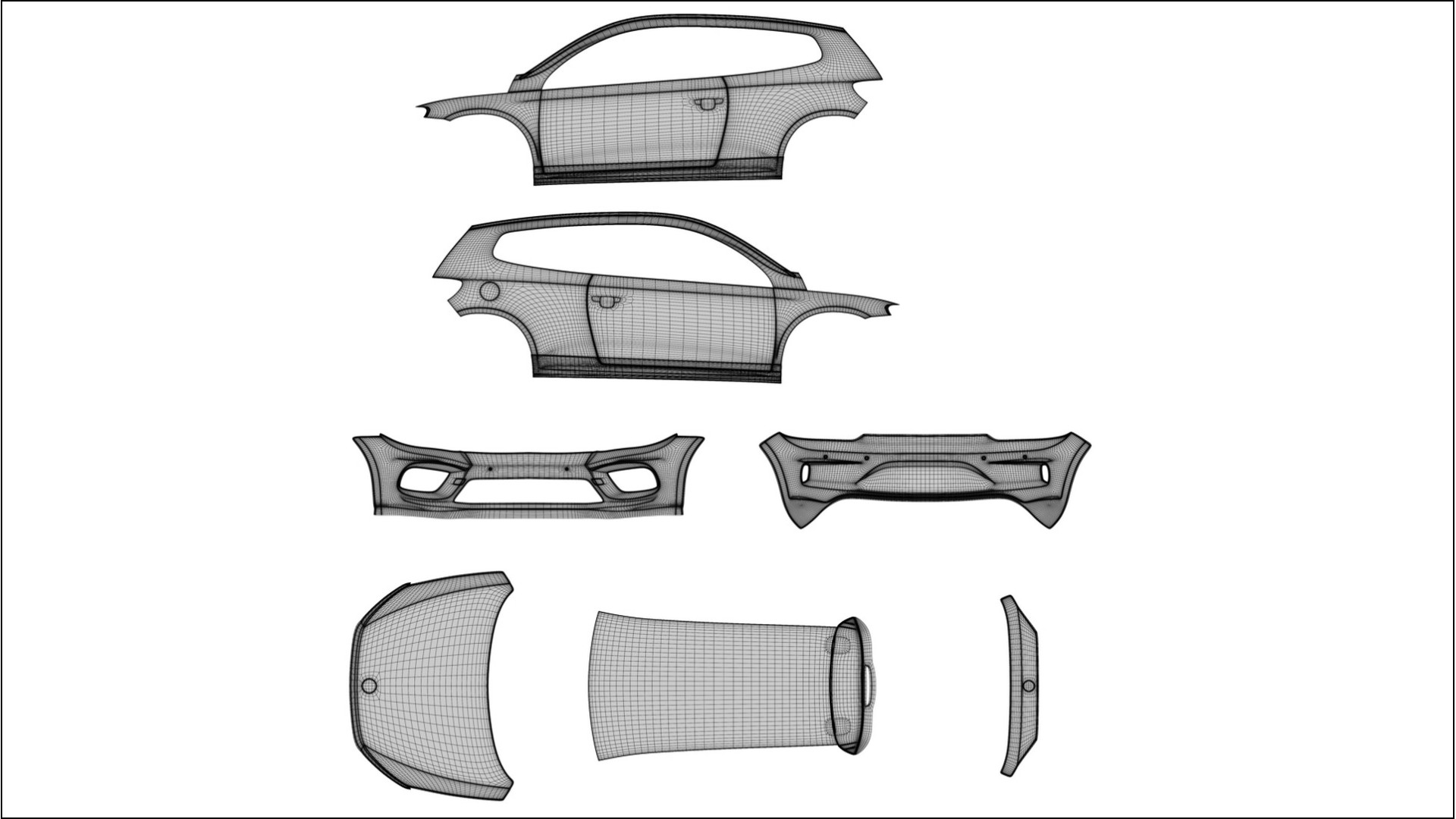 VW Scirocco R III BARCELONA Designed Wrap PPF Kit – Printable Polyurethane Film 2