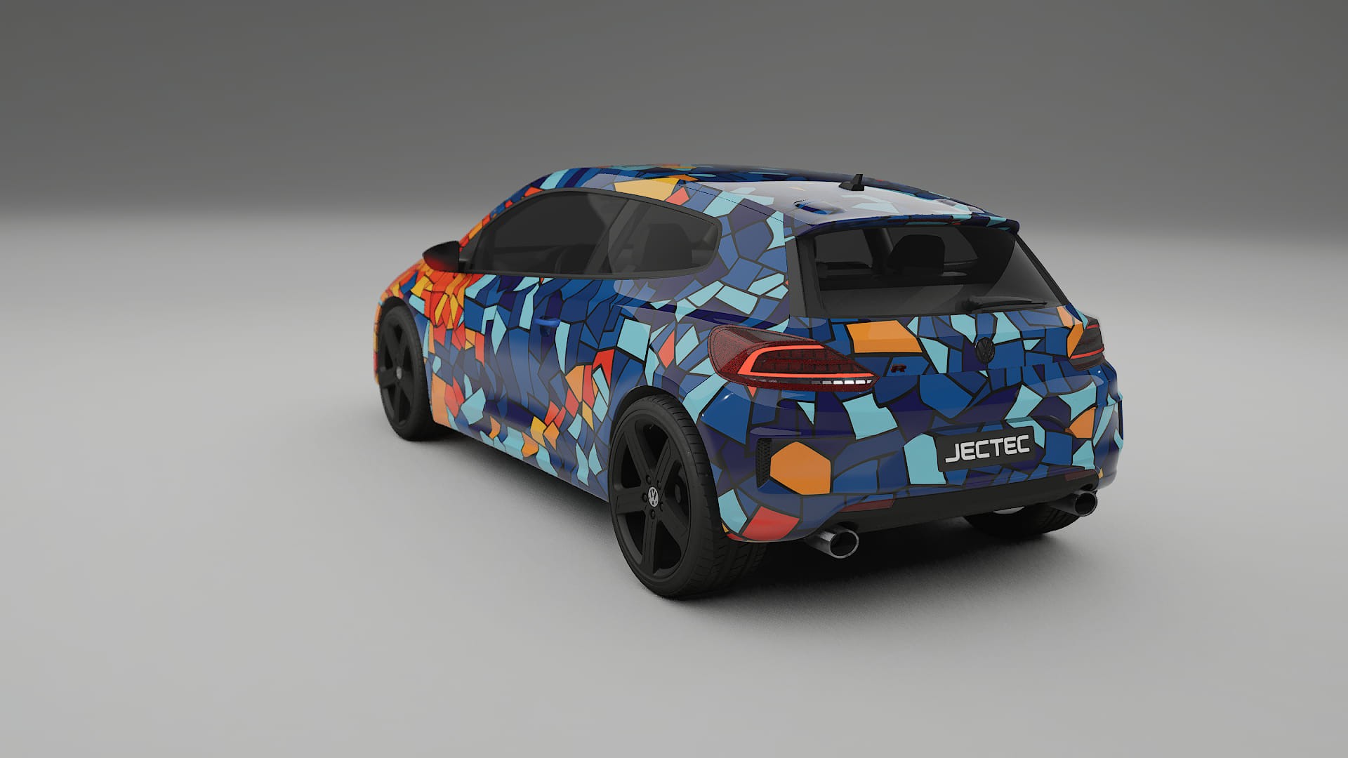 VW Scirocco R III BARCELONA Designed Wrap PPF Kit – Printable Polyurethane Film