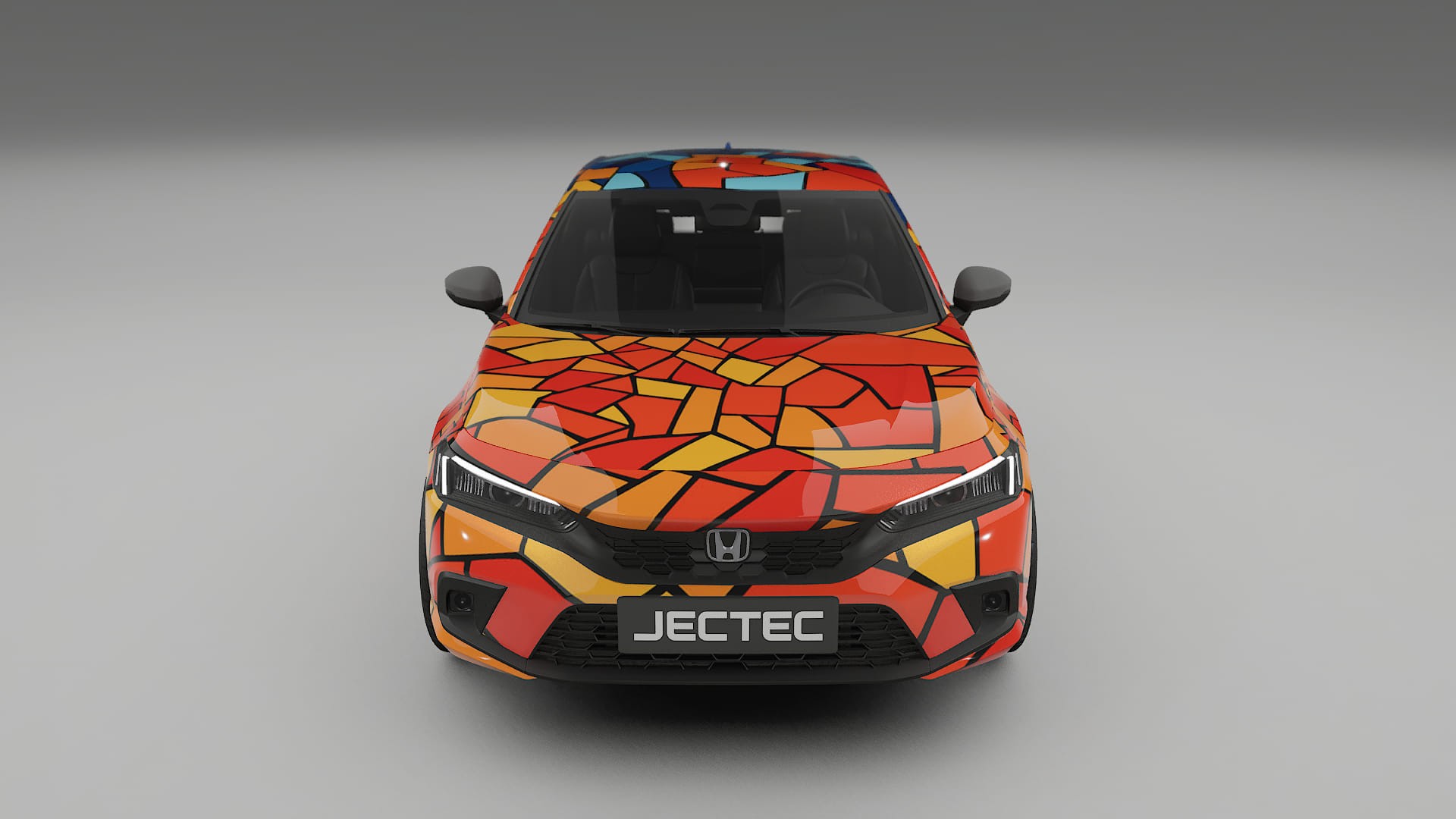 Honda Civic hatchback BARCELONA Designed Wrap PPF Kit – Printable Polyurethane Film